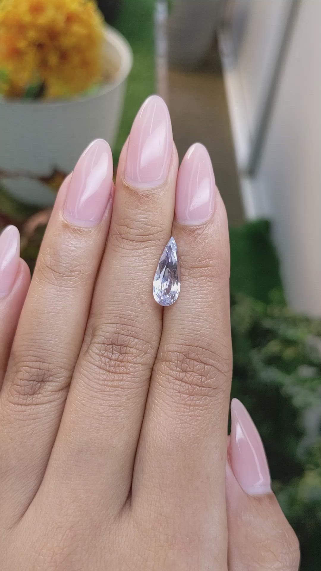 2.44 Ct. Blue Sapphire from Ceylon (Sri Lanka) Size Video