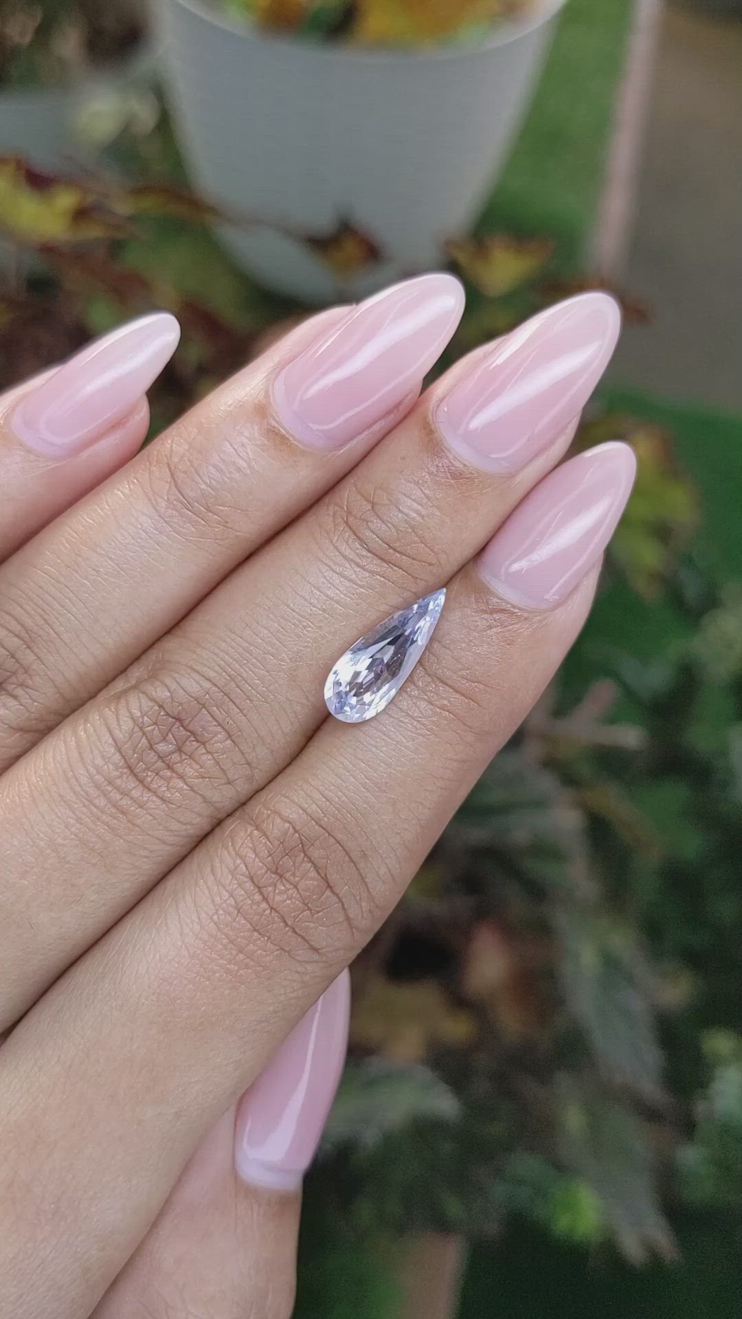 2.44 Ct. Blue Sapphire from Ceylon (Sri Lanka) Size Video