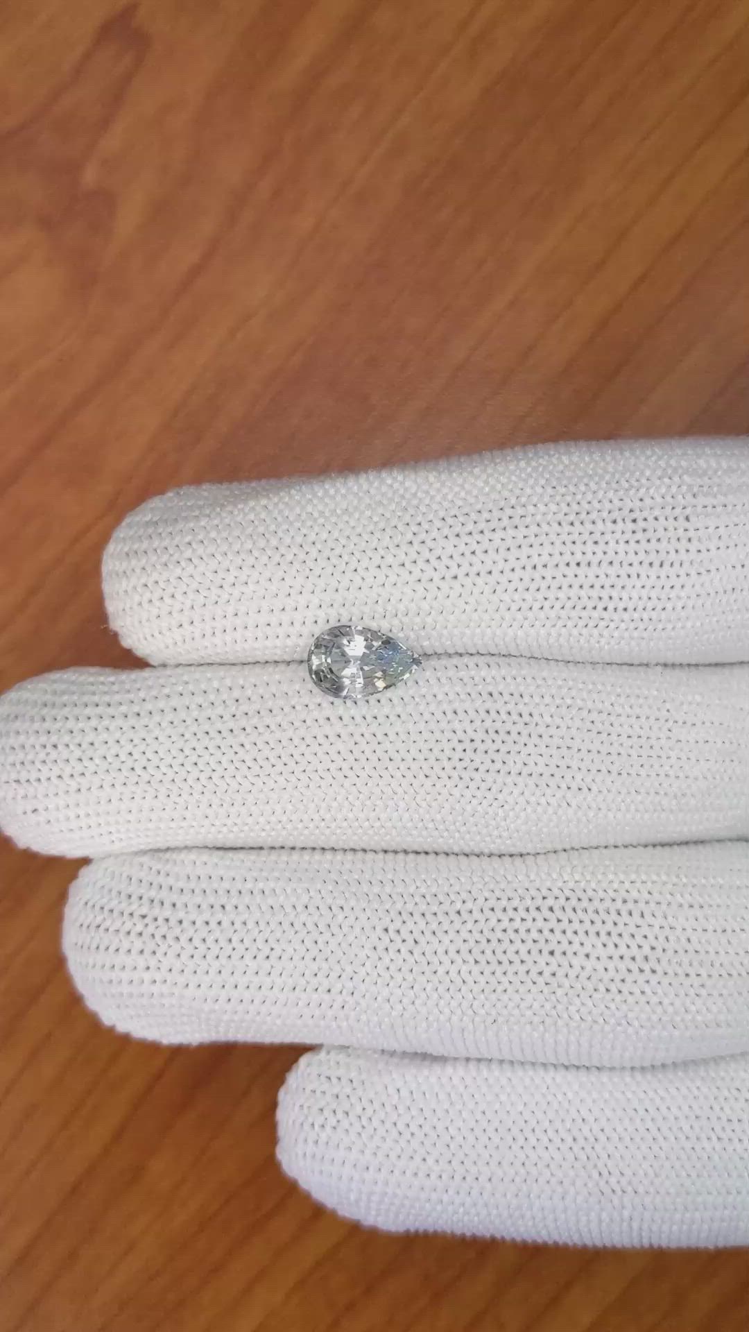 1.96 Ct. Bi Color Sapphire from Ceylon (Sri Lanka) Size Video