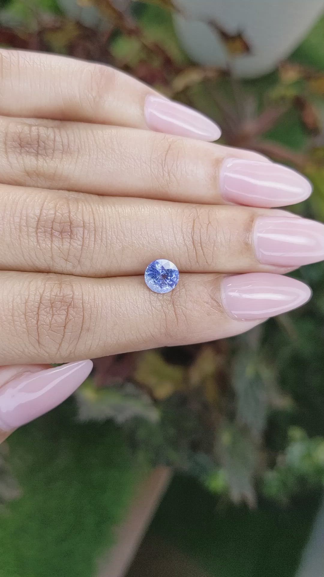 1.53 Ct. Blue Sapphire from Ceylon (Sri Lanka) Size Video