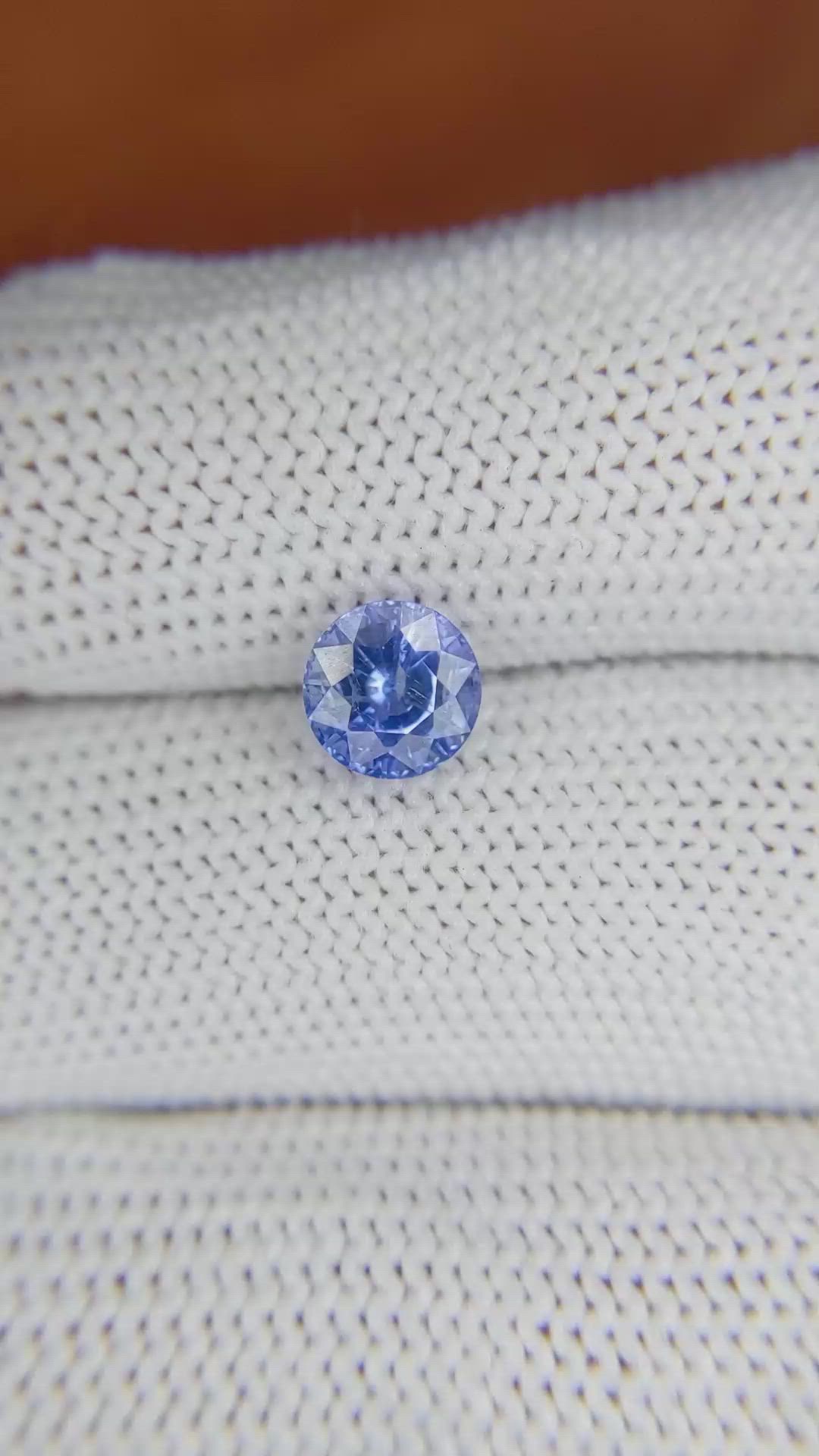 1.53 Ct. Blue Sapphire from Ceylon (Sri Lanka) Size Video