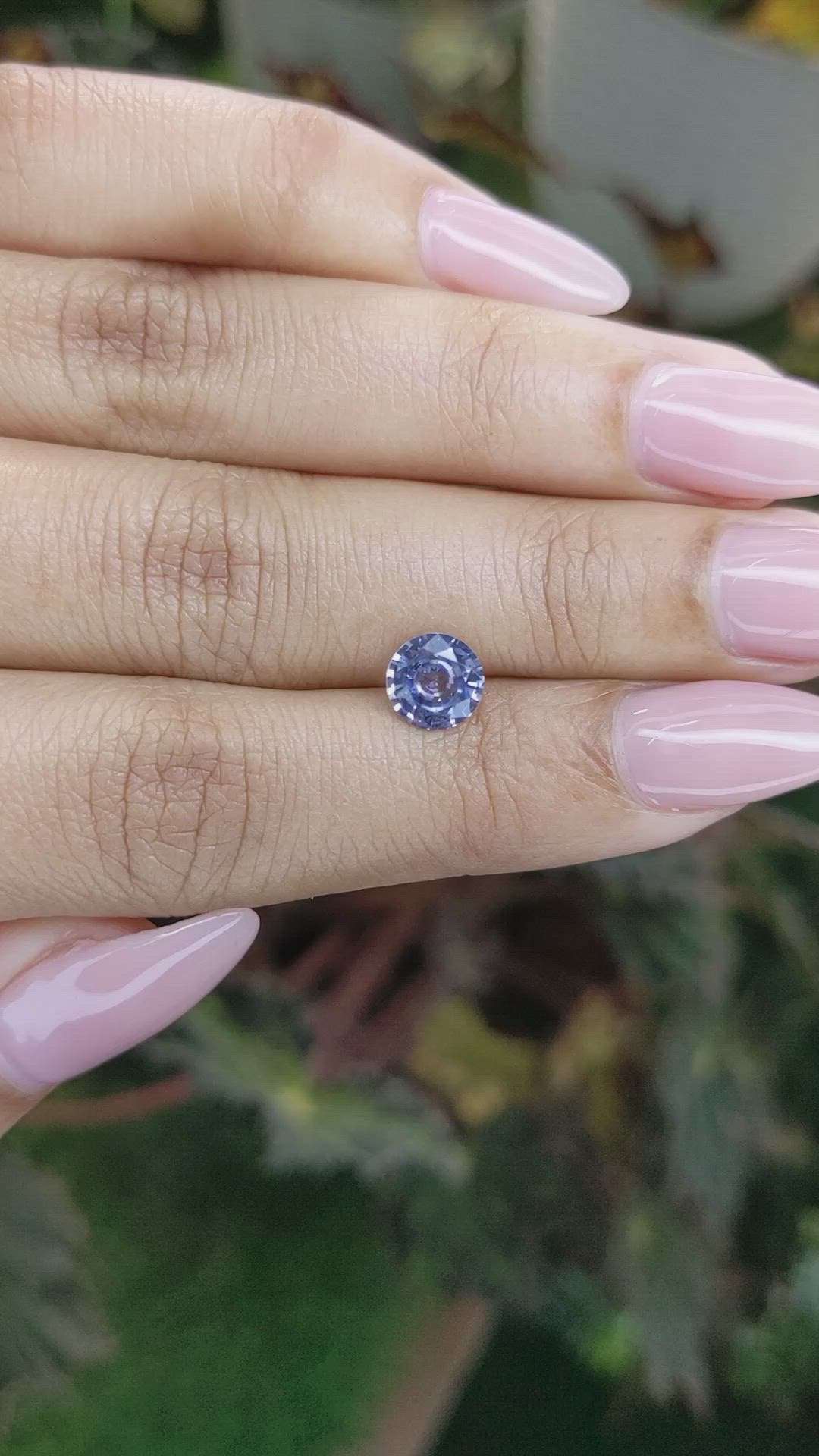 1.40 Ct. Blue Sapphire from Ceylon (Sri Lanka) Size Video