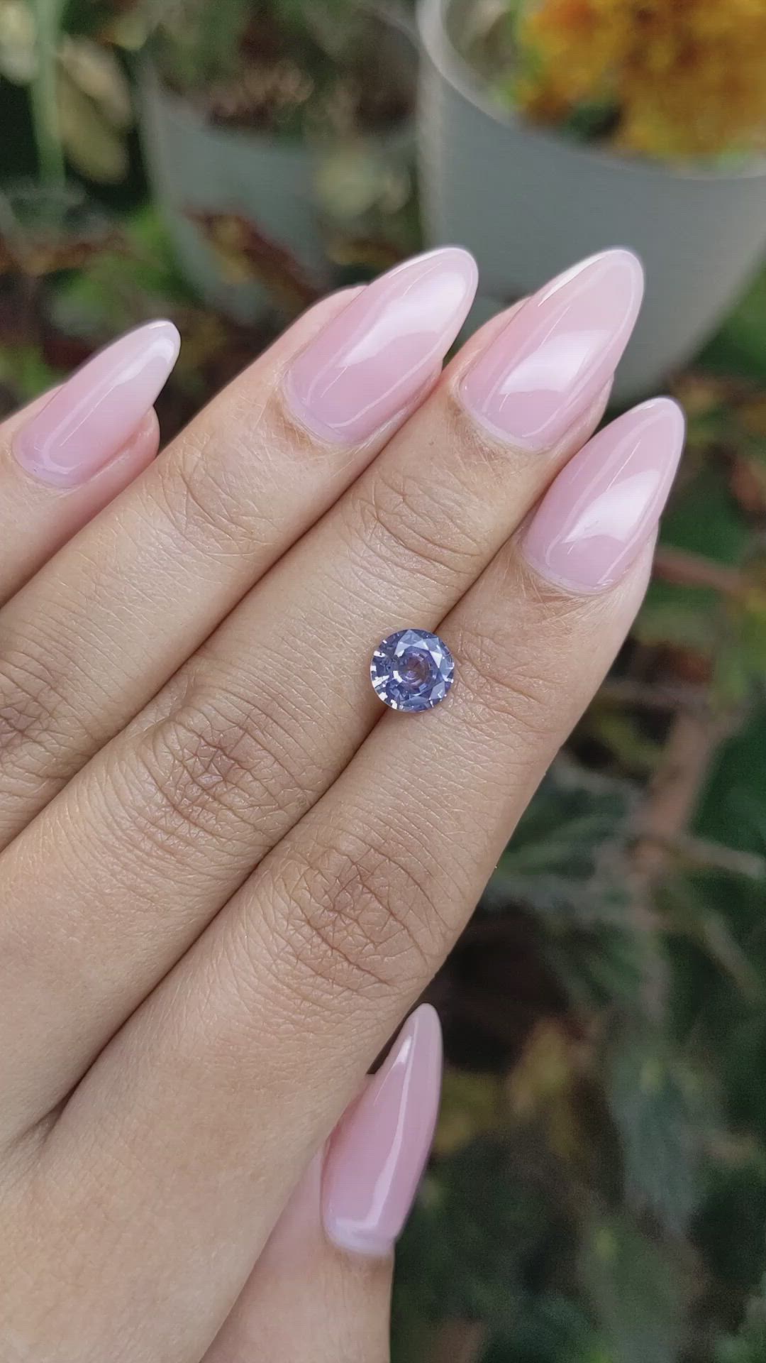 1.40 Ct. Blue Sapphire from Ceylon (Sri Lanka) Size Video