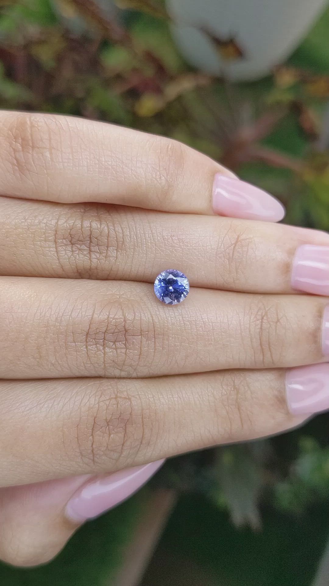 1.30 Ct. Blue Sapphire from Ceylon (Sri Lanka) Size Video