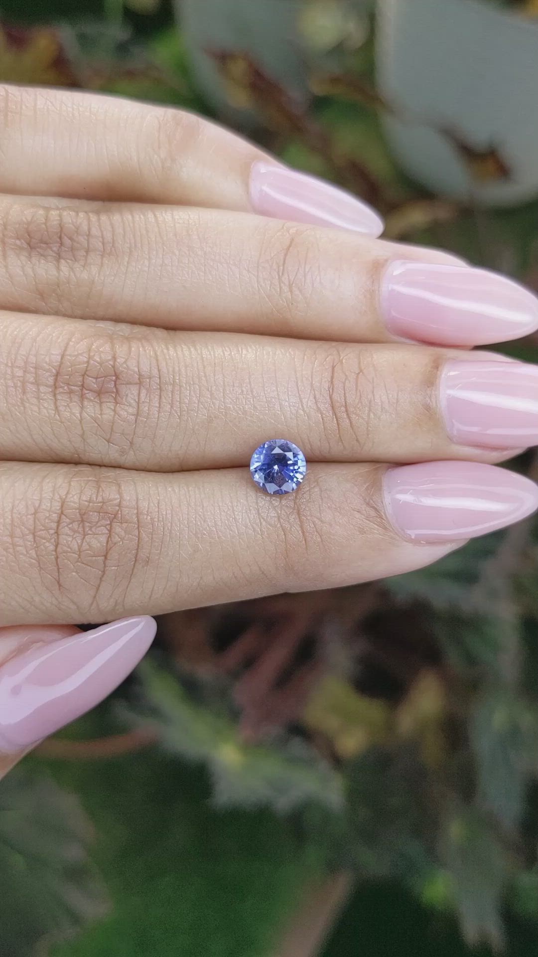 1.30 Ct. Blue Sapphire from Ceylon (Sri Lanka) Size Video