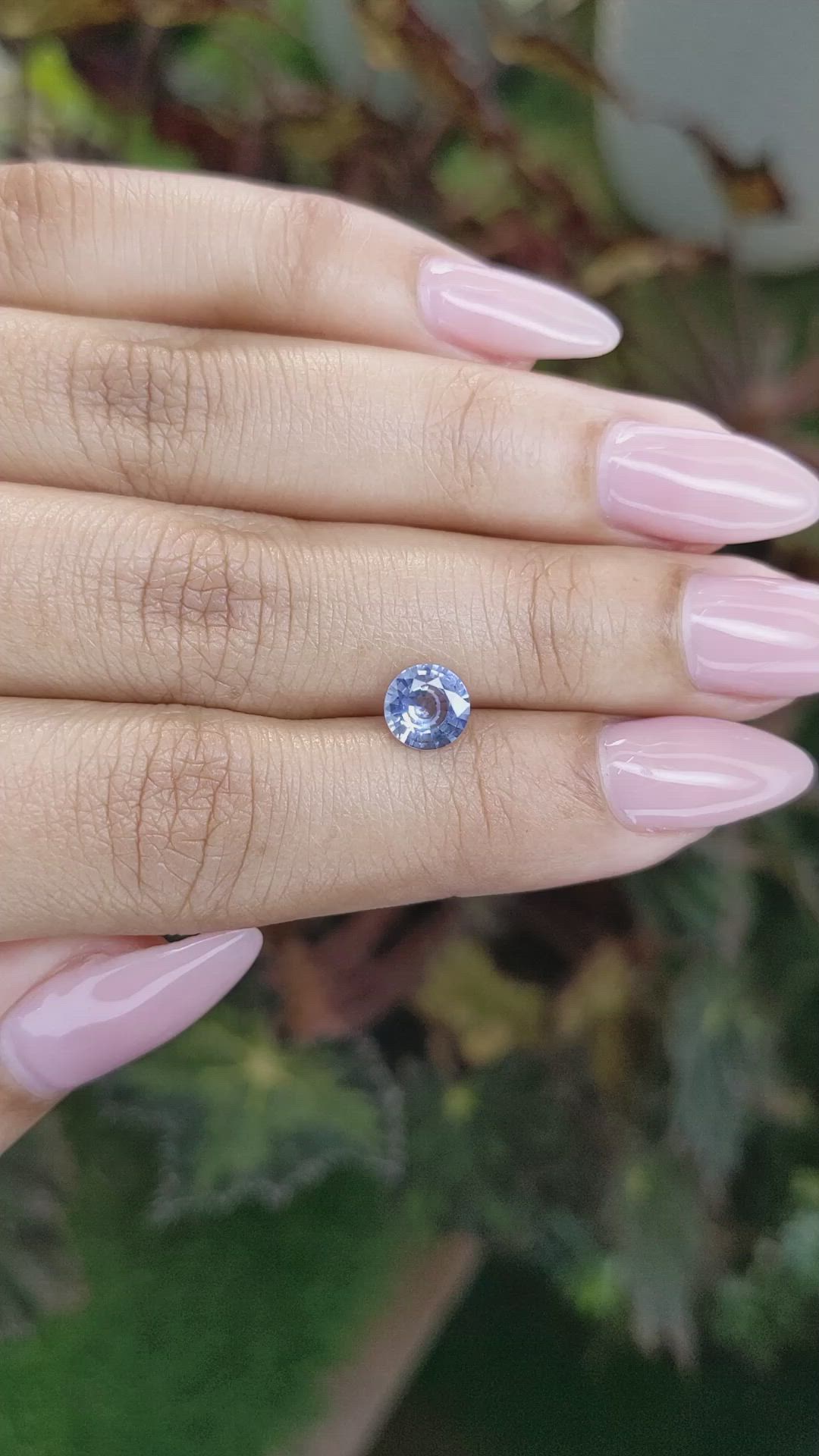 1.01 Ct. Blue Sapphire from Ceylon (Sri Lanka) Size Video