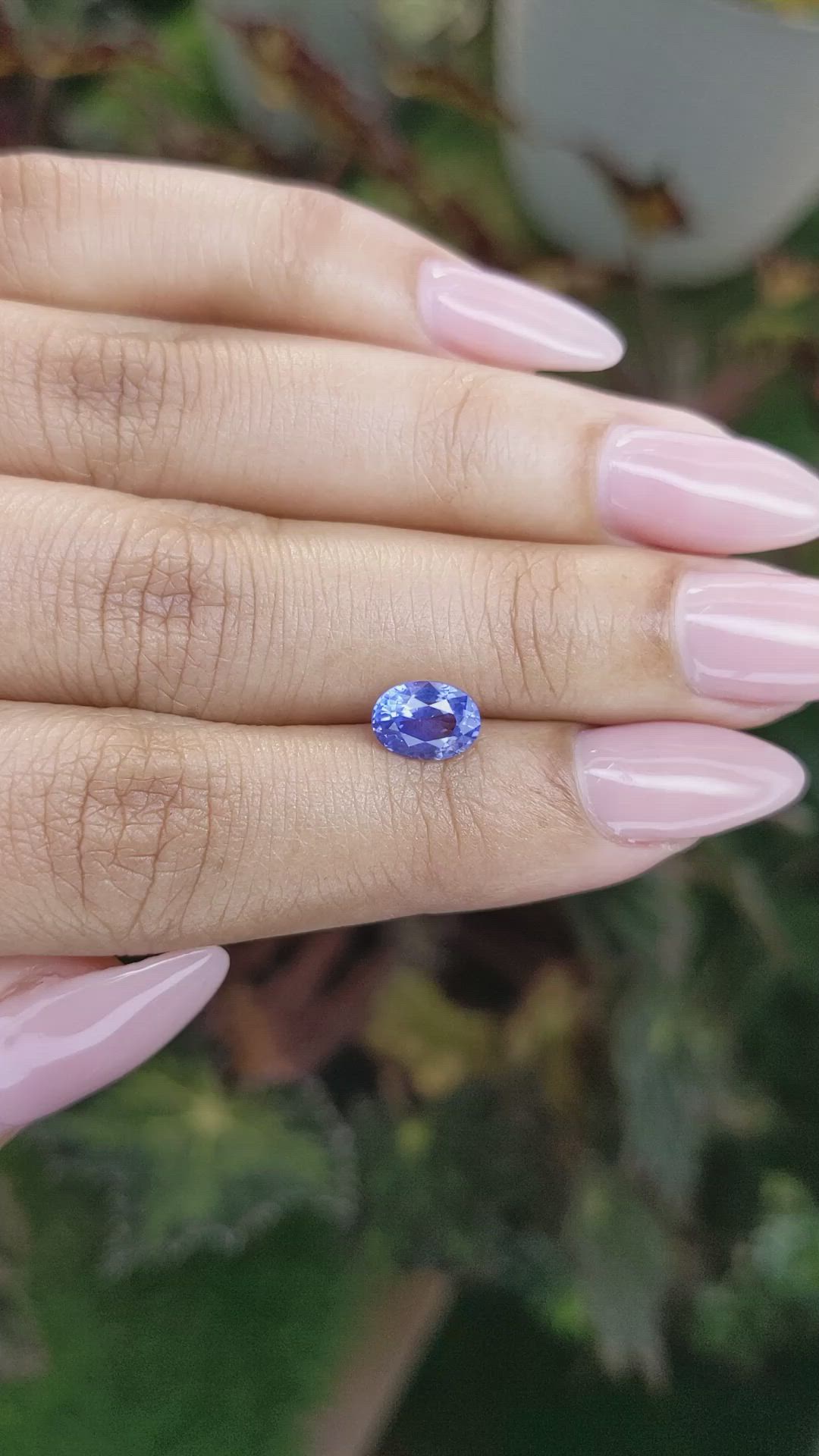 1.41 Ct. Blue Sapphire from Ceylon (Sri Lanka) Size Video