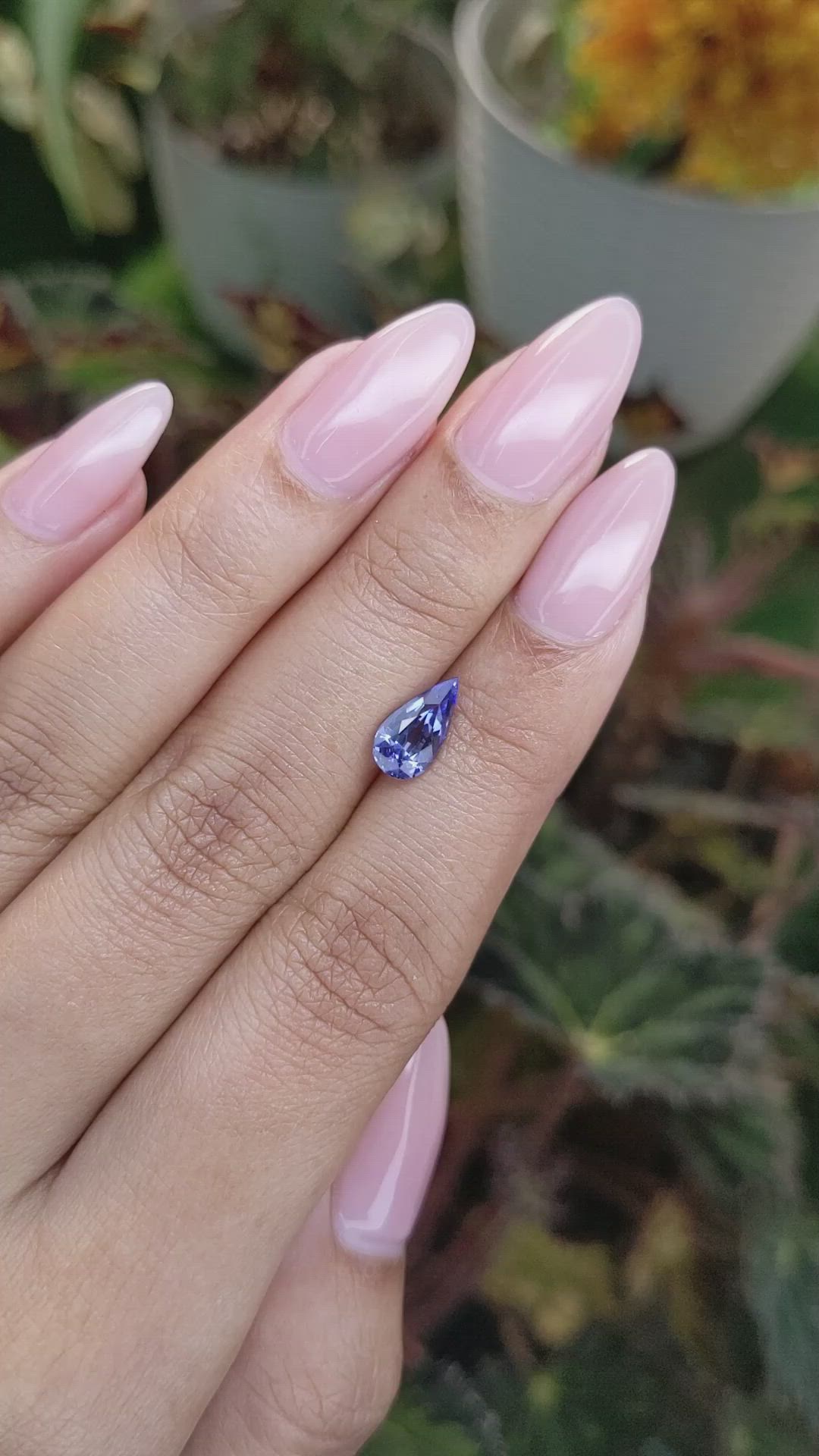 1.49 Ct. Blue Sapphire from Ceylon (Sri Lanka) Size Video