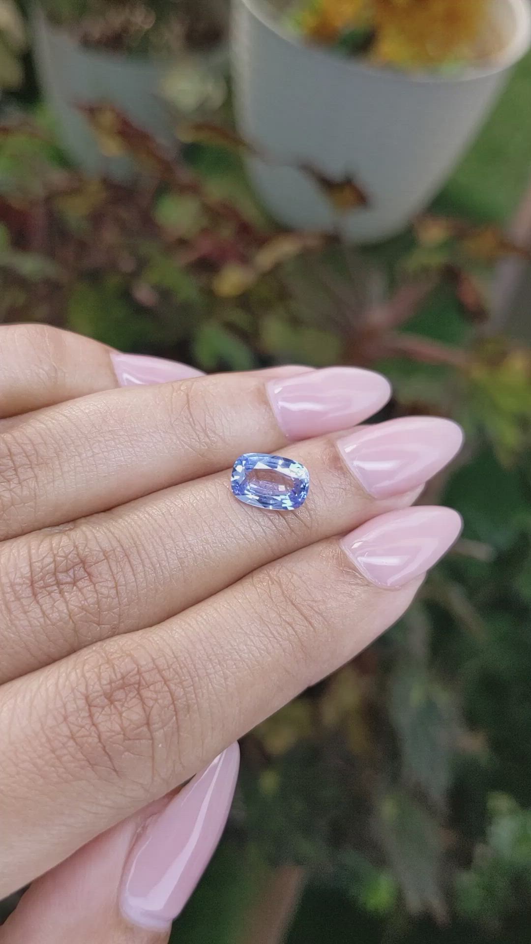 1.80 Ct. Blue Sapphire from Ceylon (Sri Lanka) Size Video