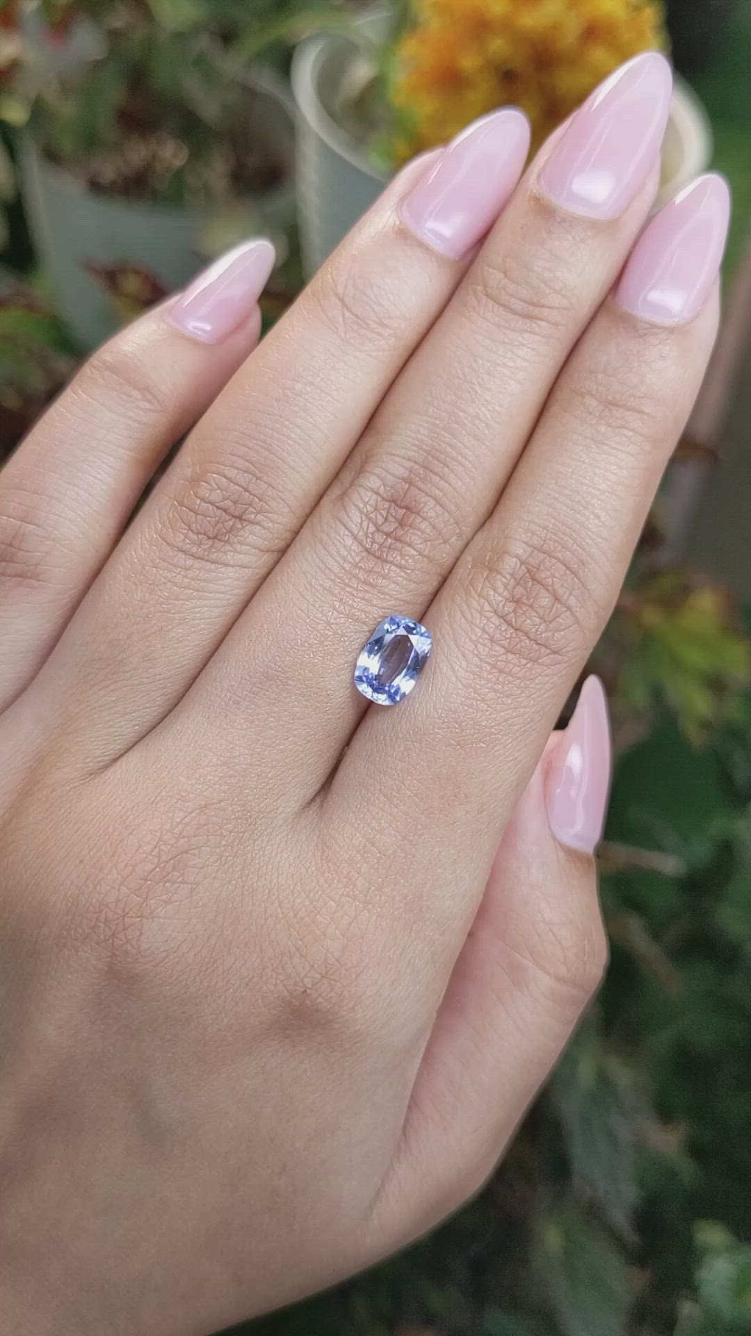 1.80 Ct. Blue Sapphire from Ceylon (Sri Lanka) Size Video