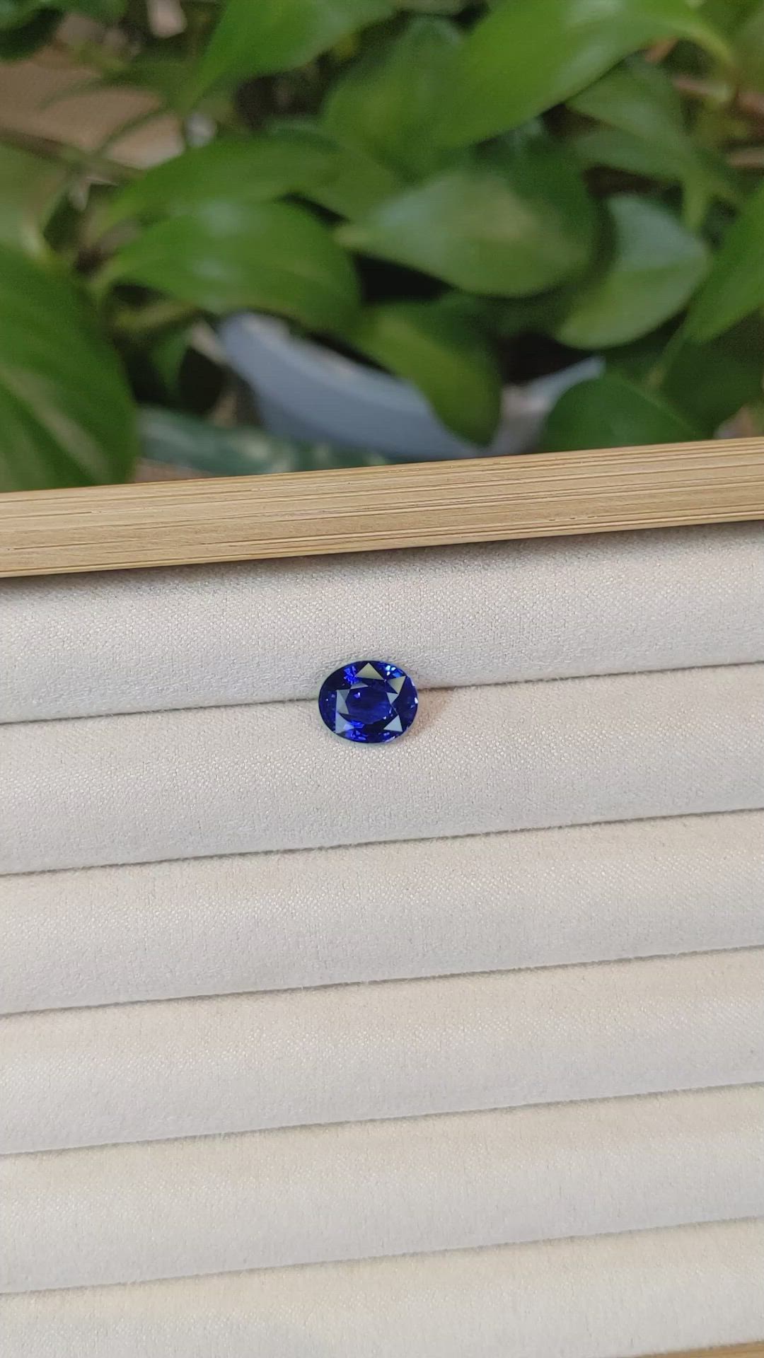 4.01 Ct. Blue Sapphire from Ceylon (Sri Lanka) Size Video