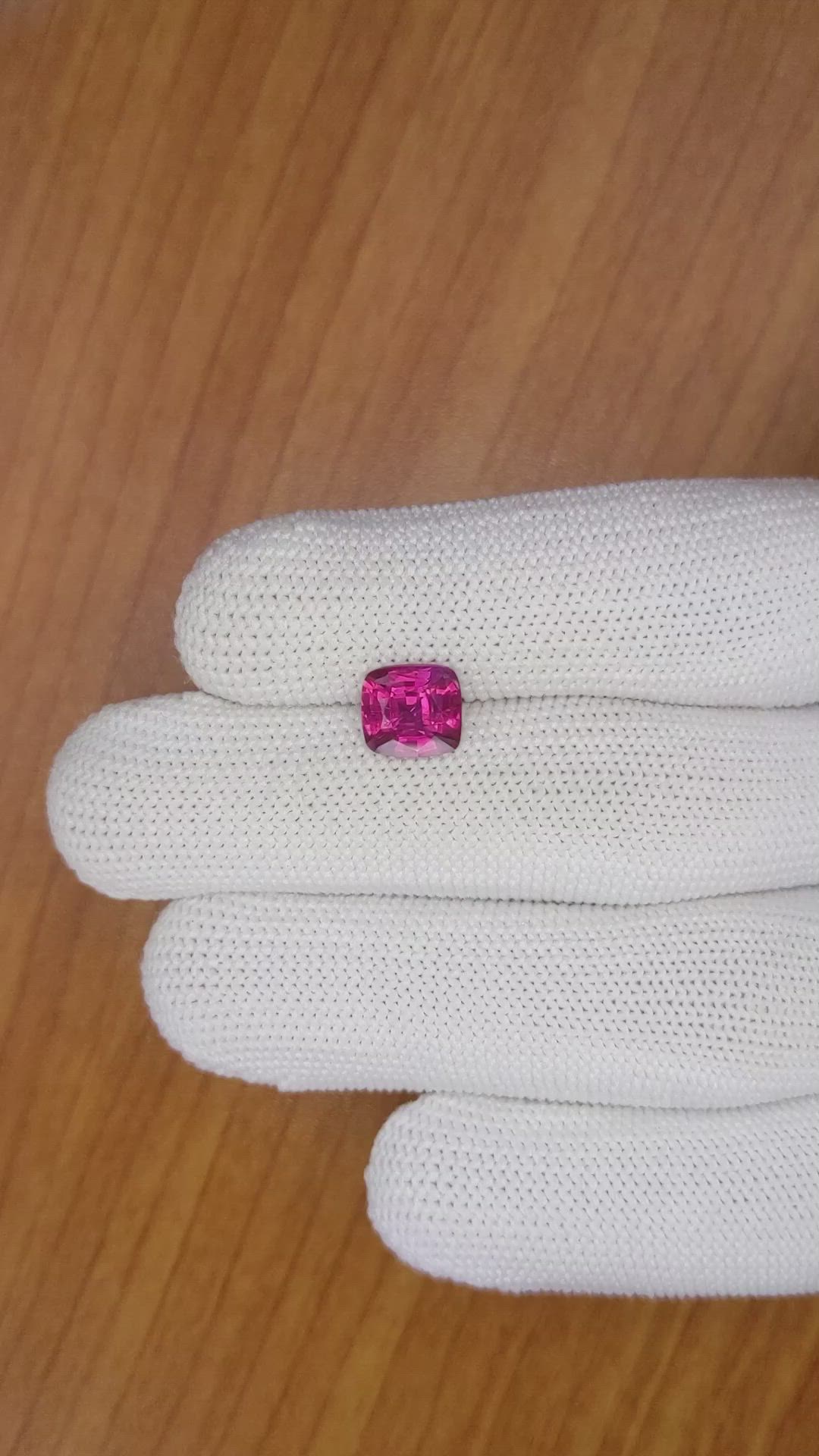 2.35 Ct. Reddish Pink Sapphire from Mozambique Size Video