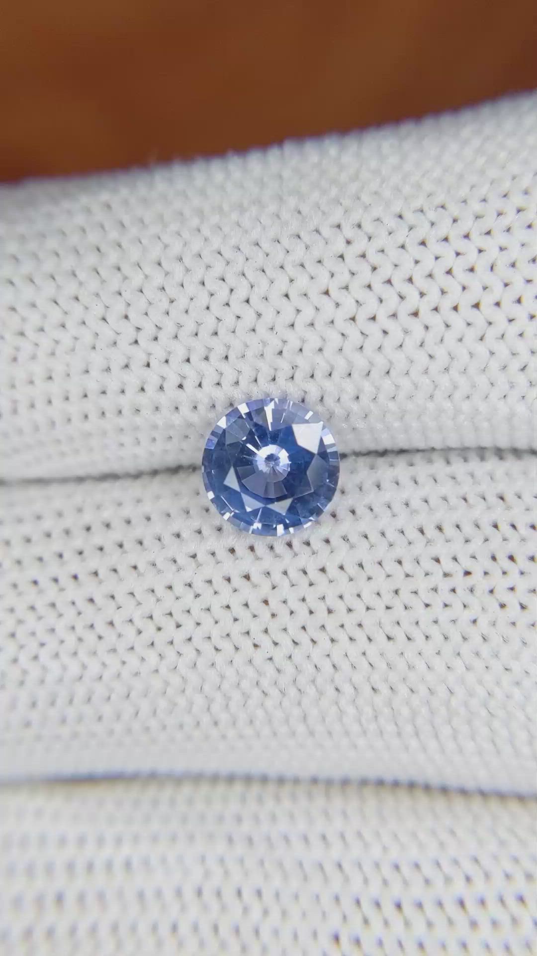 1.46 Ct. Blue Sapphire from Ceylon (Sri Lanka) Size Video
