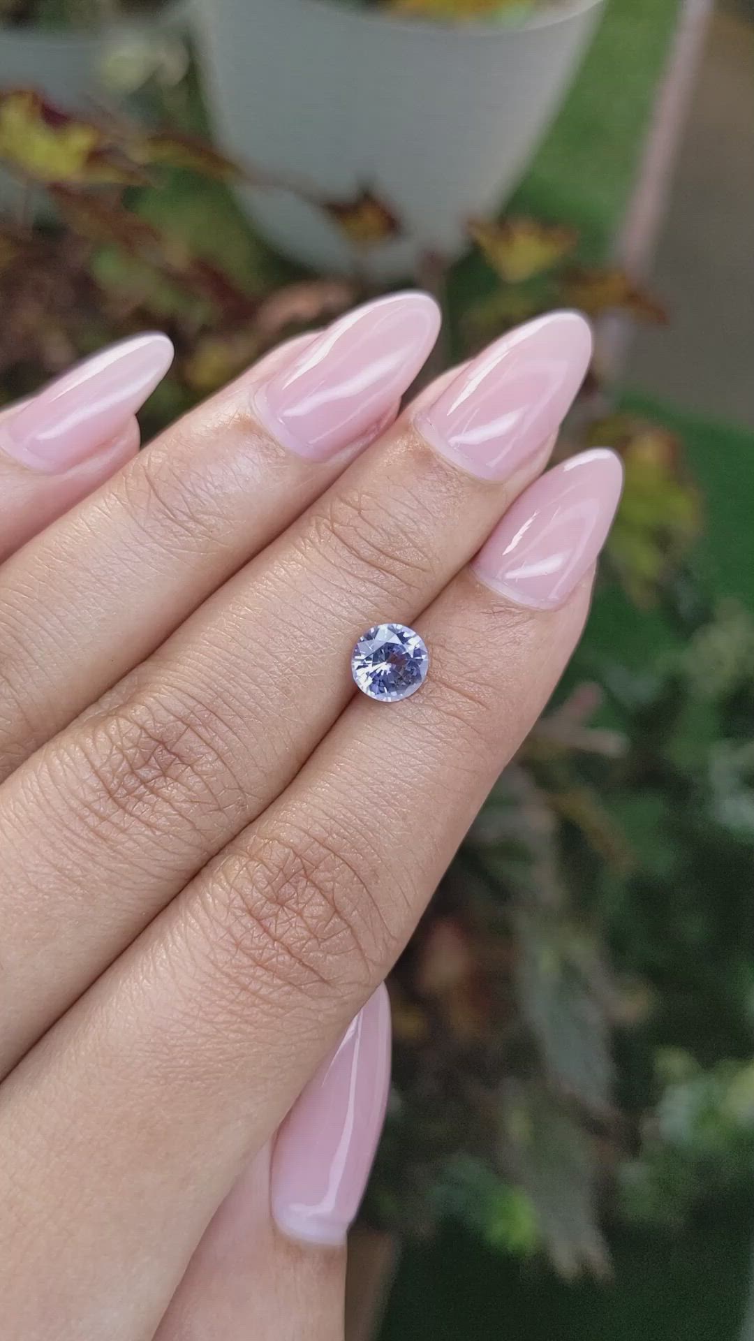 1.20 Ct. Blue Sapphire from Ceylon (Sri Lanka) Size Video