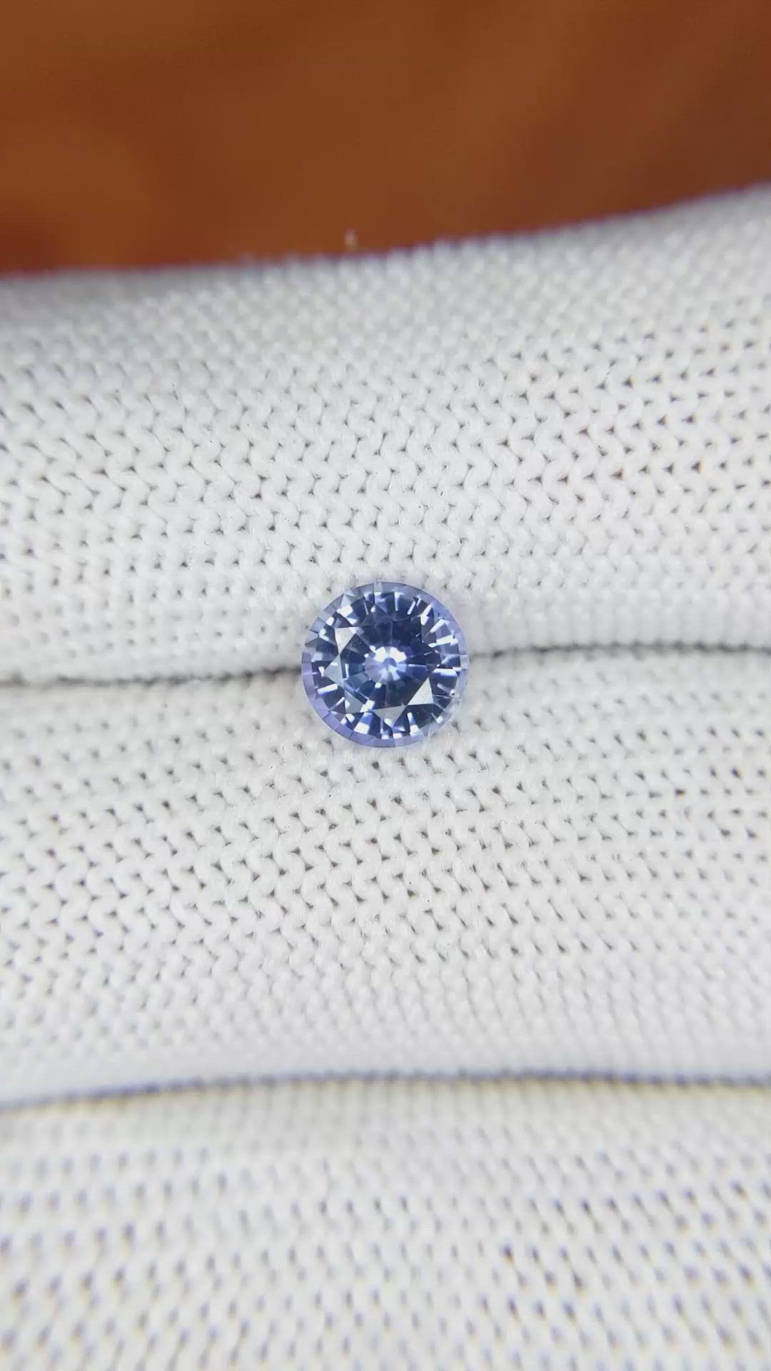 1.20 Ct. Blue Sapphire from Ceylon (Sri Lanka) Size Video