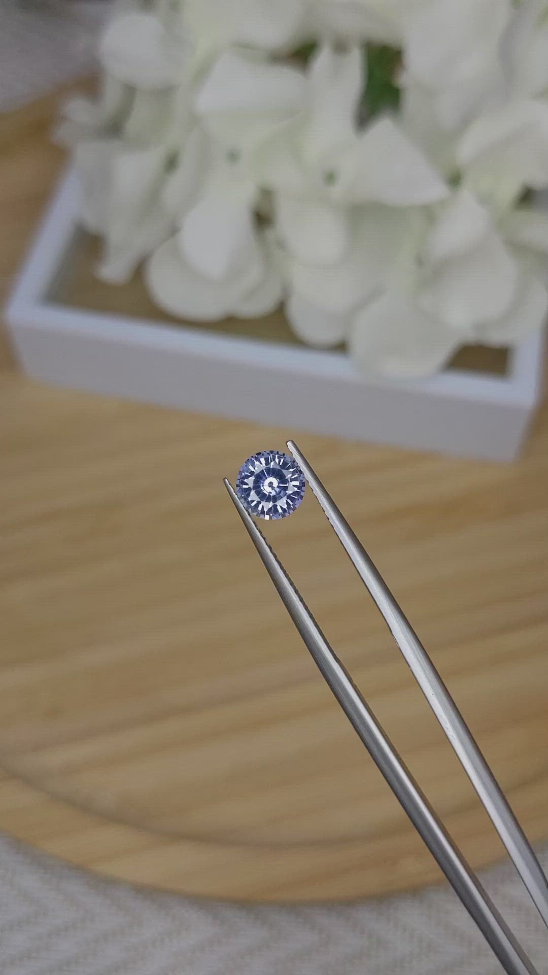 1.20 Ct. Blue Sapphire from Ceylon (Sri Lanka) Size Video
