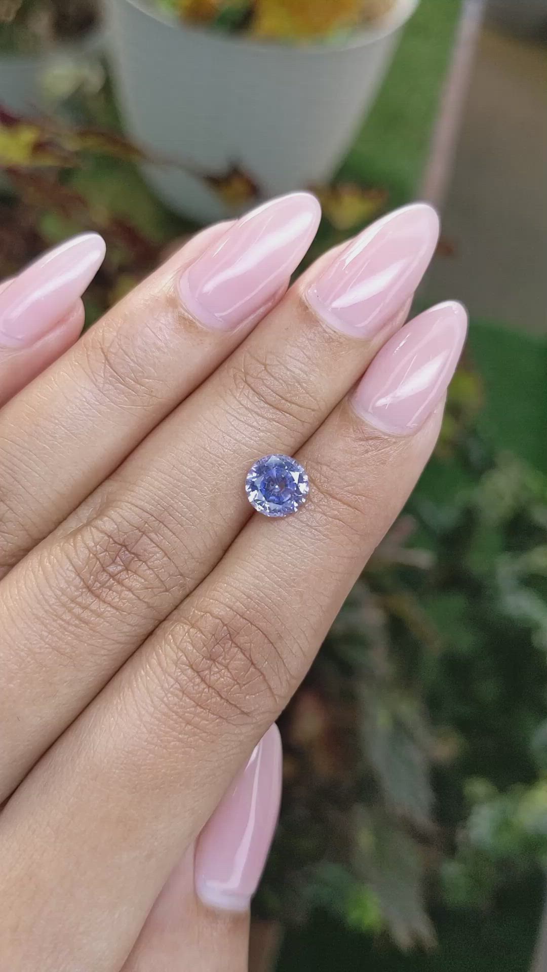 1.93 Ct. Blue Sapphire from Ceylon (Sri Lanka) Size Video