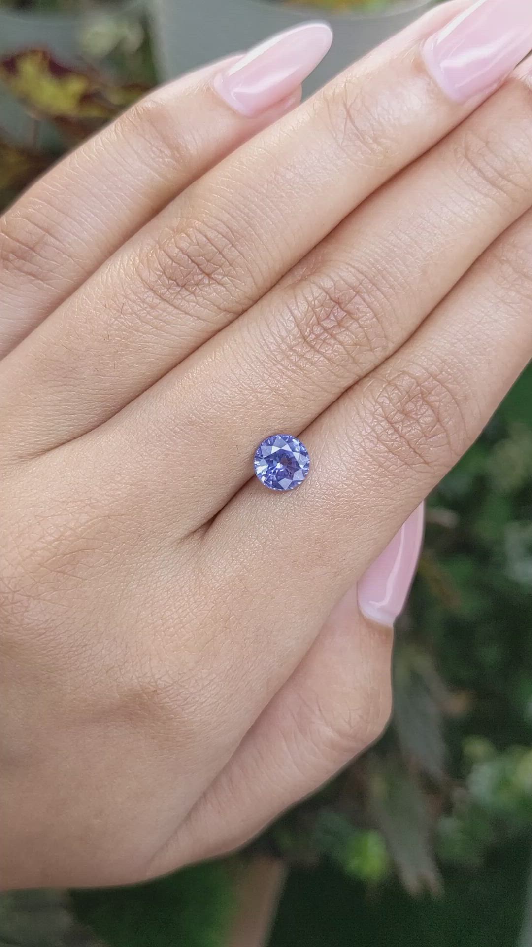 1.48 Ct. Blue Sapphire from Ceylon (Sri Lanka) Size Video