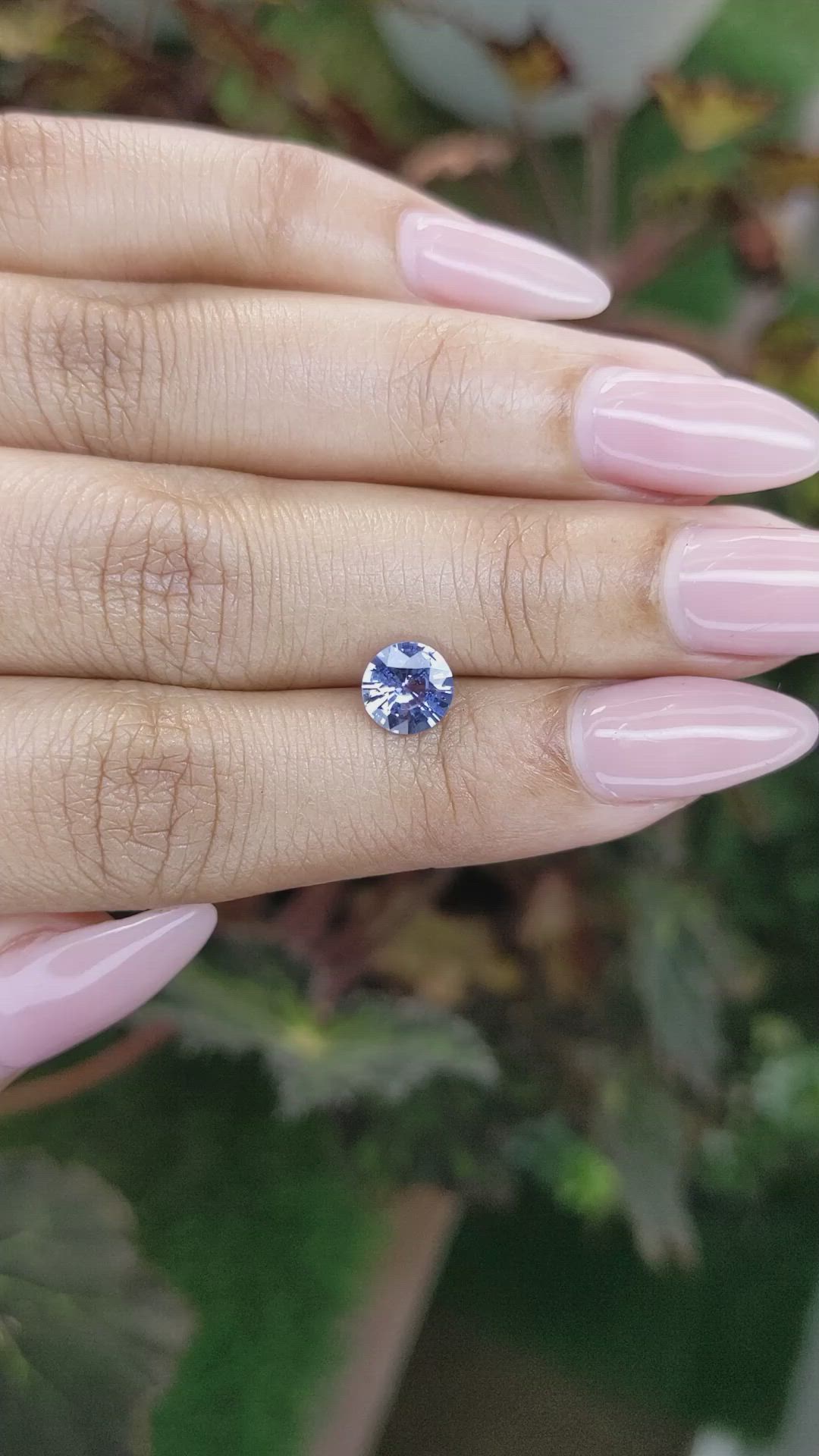 1.13 Ct. Blue Sapphire from Ceylon (Sri Lanka) Size Video