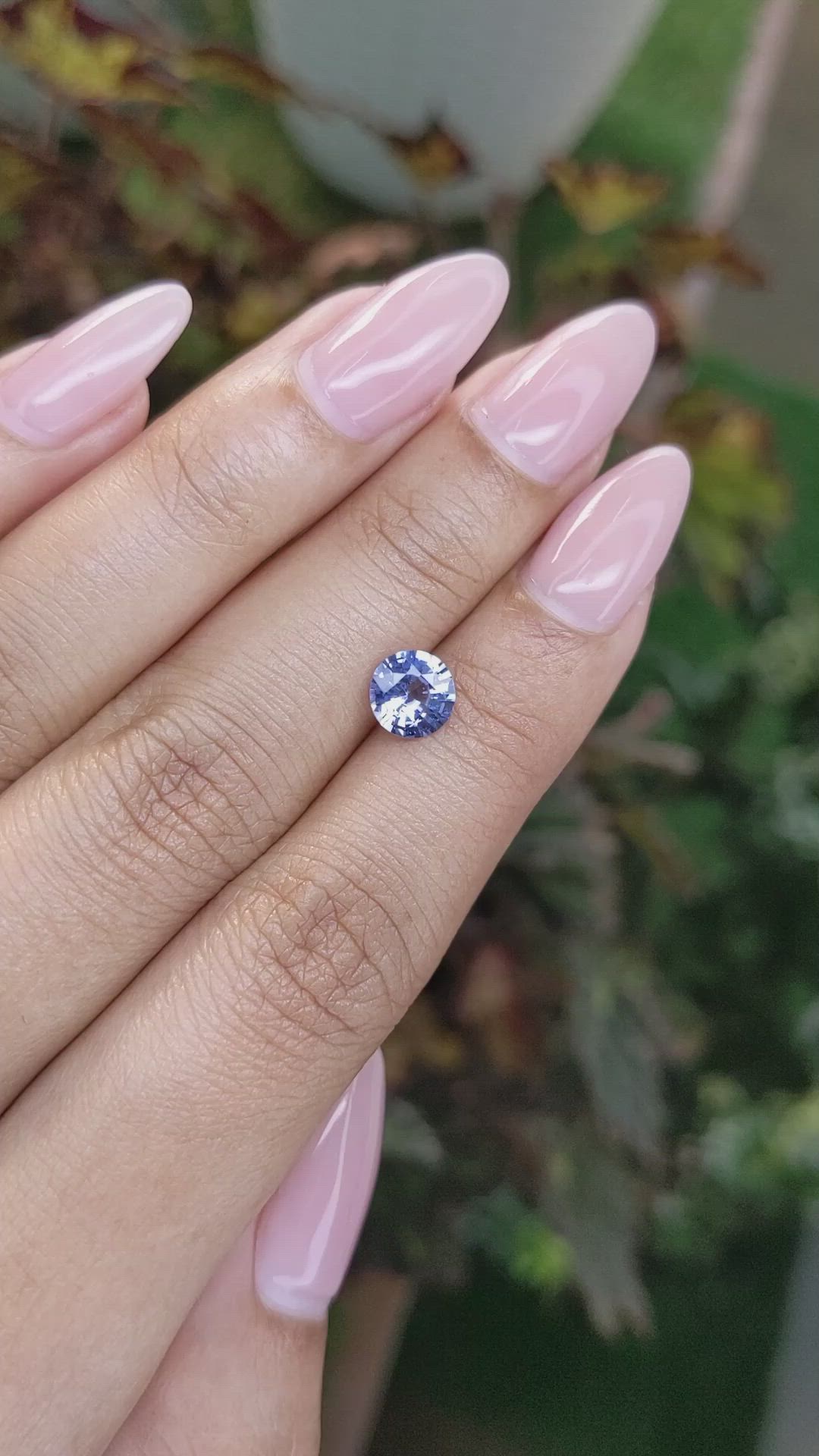 1.13 Ct. Blue Sapphire from Ceylon (Sri Lanka) Size Video