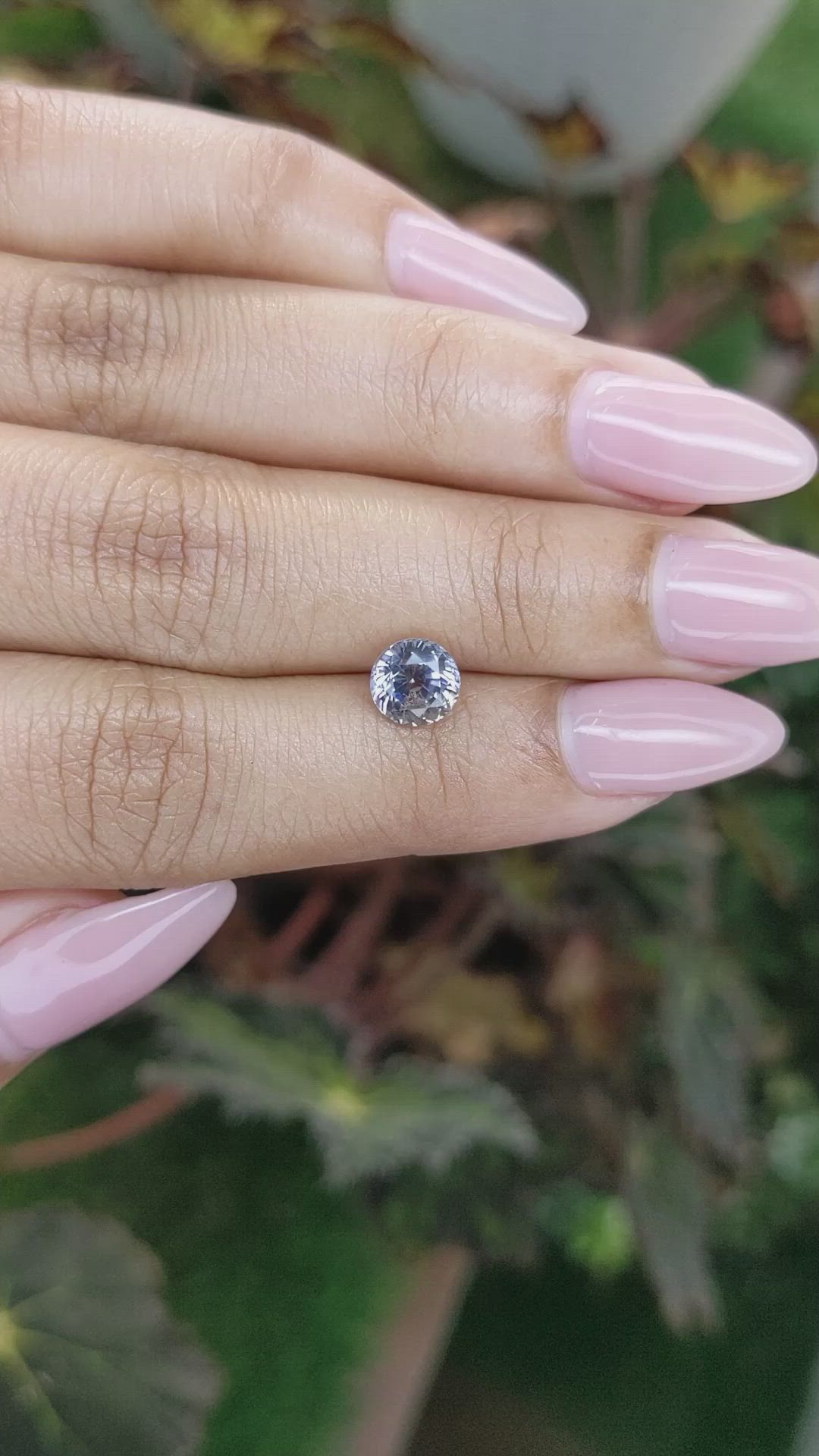 1.74 Ct. Bi Color Sapphire from Ceylon (Sri Lanka) Size Video