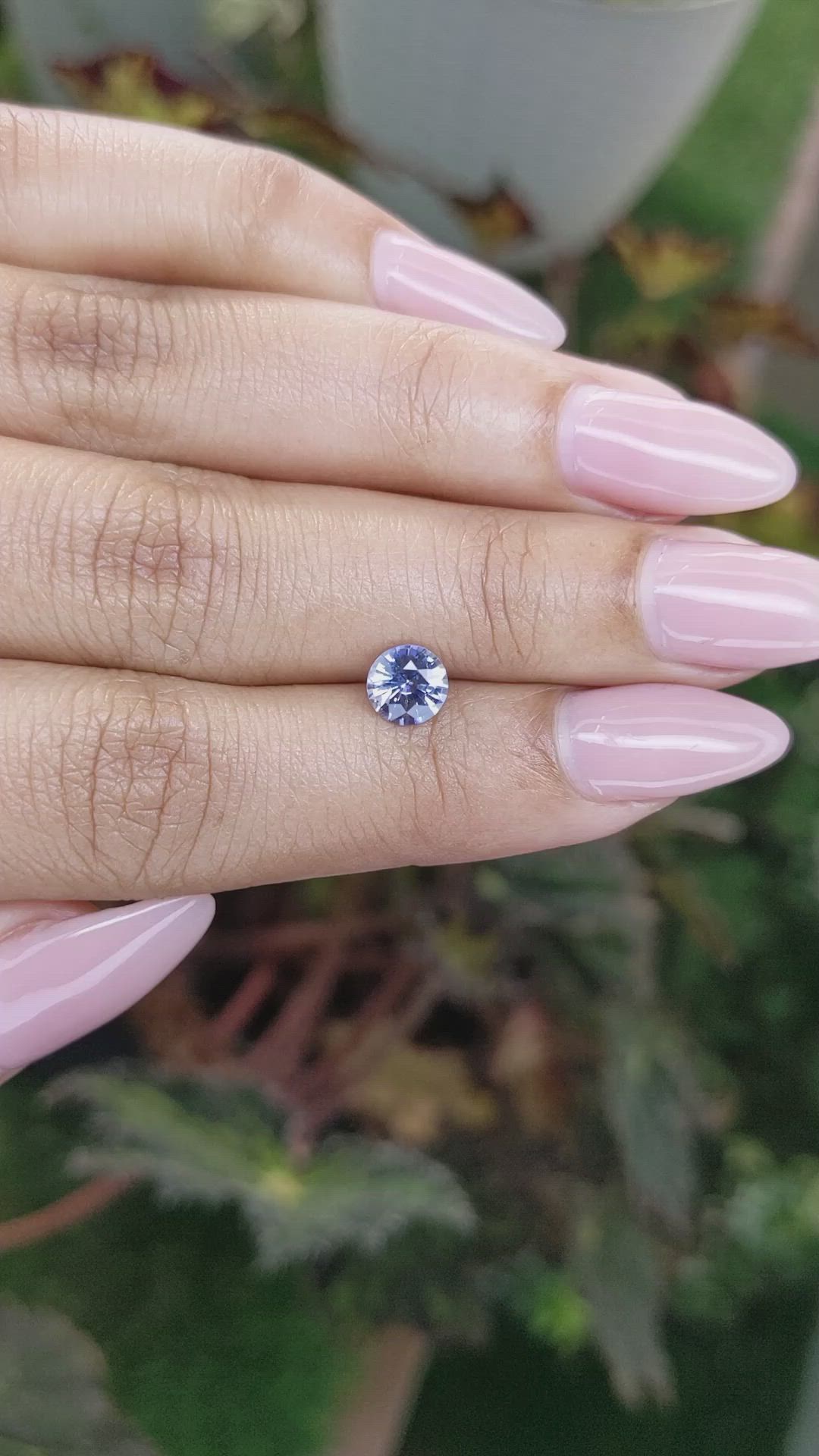 0.96 Ct. Blue Sapphire from Ceylon (Sri Lanka) Size Video