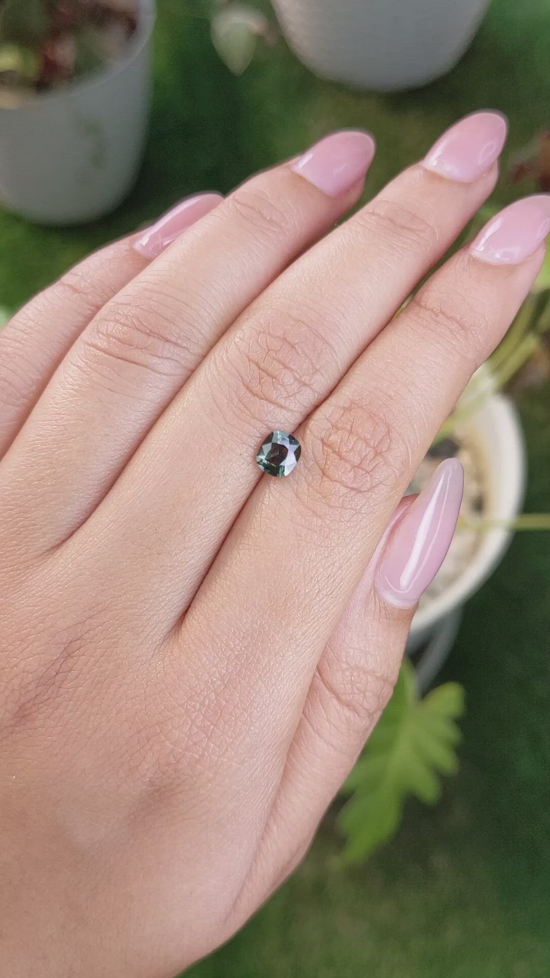 0.79 Ct. Bi Color Sapphire from Madagascar Size Video