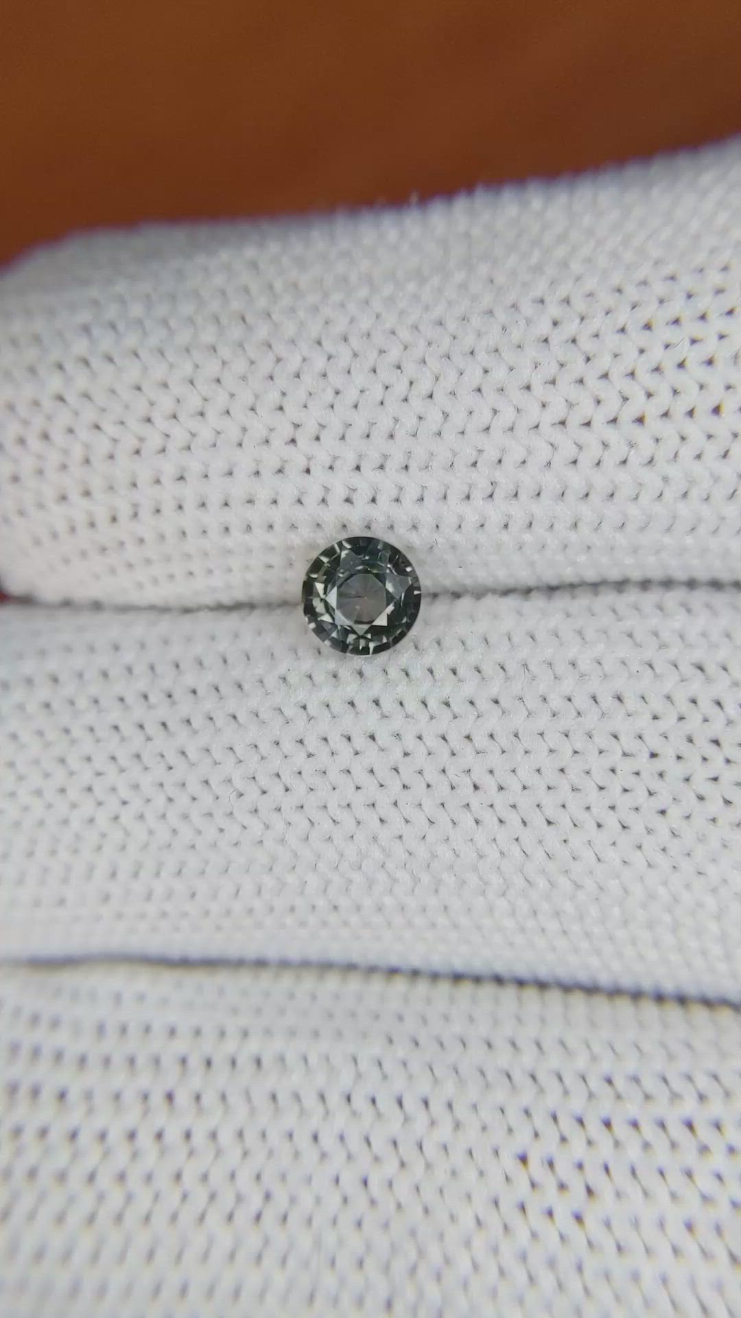 0.59 Ct. Green Sapphire from Madagascar Size Video