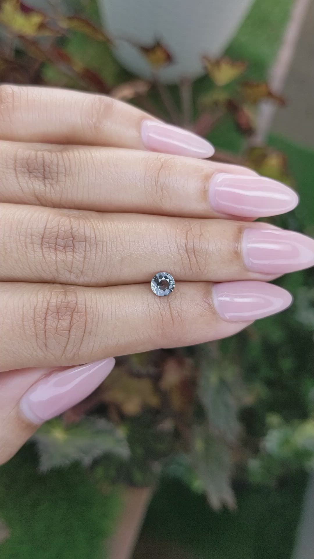 0.59 Ct. Green Sapphire from Madagascar Size Video