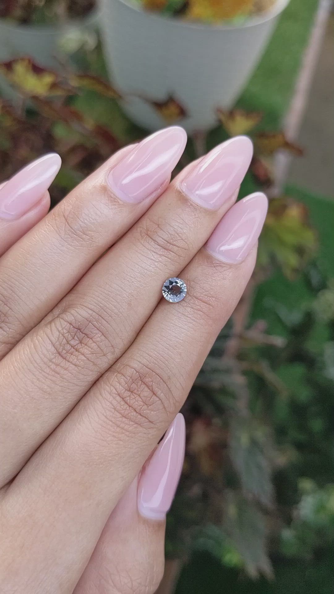 0.59 Ct. Green Sapphire from Madagascar Size Video