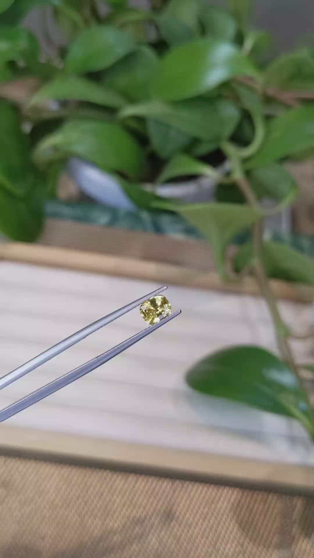 1.20 Ct. Yellow Sapphire from Ceylon (Sri Lanka) Size Video