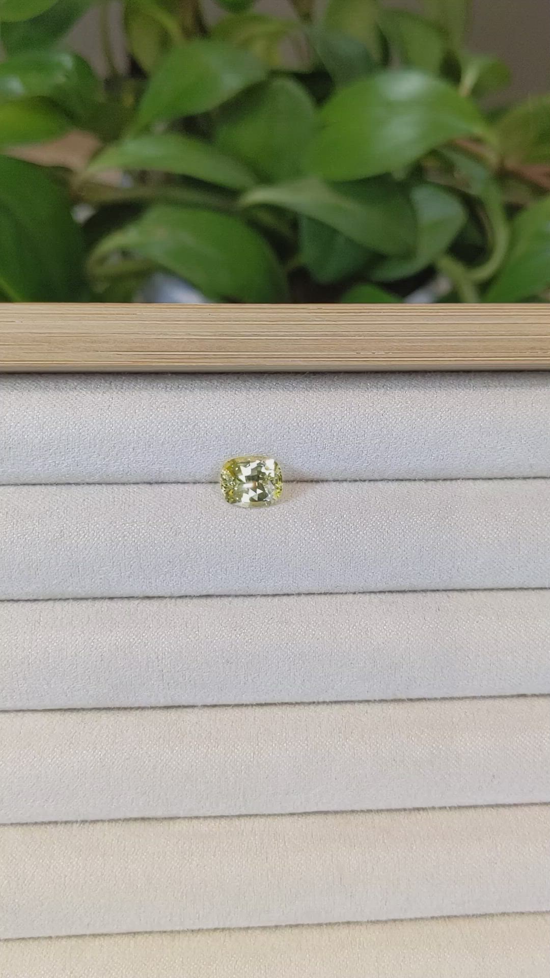 2.26 Ct. Yellow Sapphire from Ceylon (Sri Lanka) Size Video