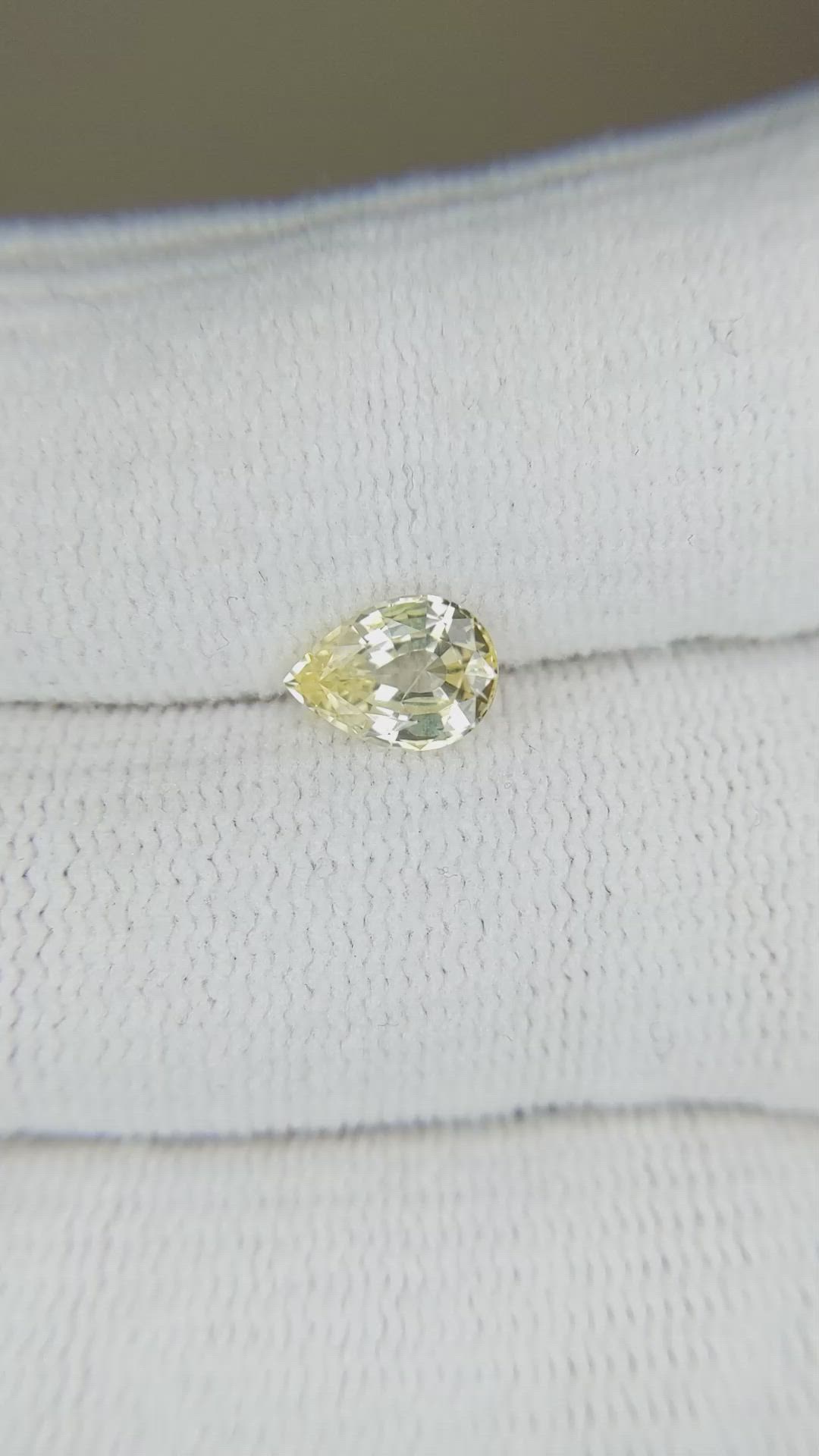 1.20 Ct. Yellow Sapphire from Ceylon (Sri Lanka) Size Video