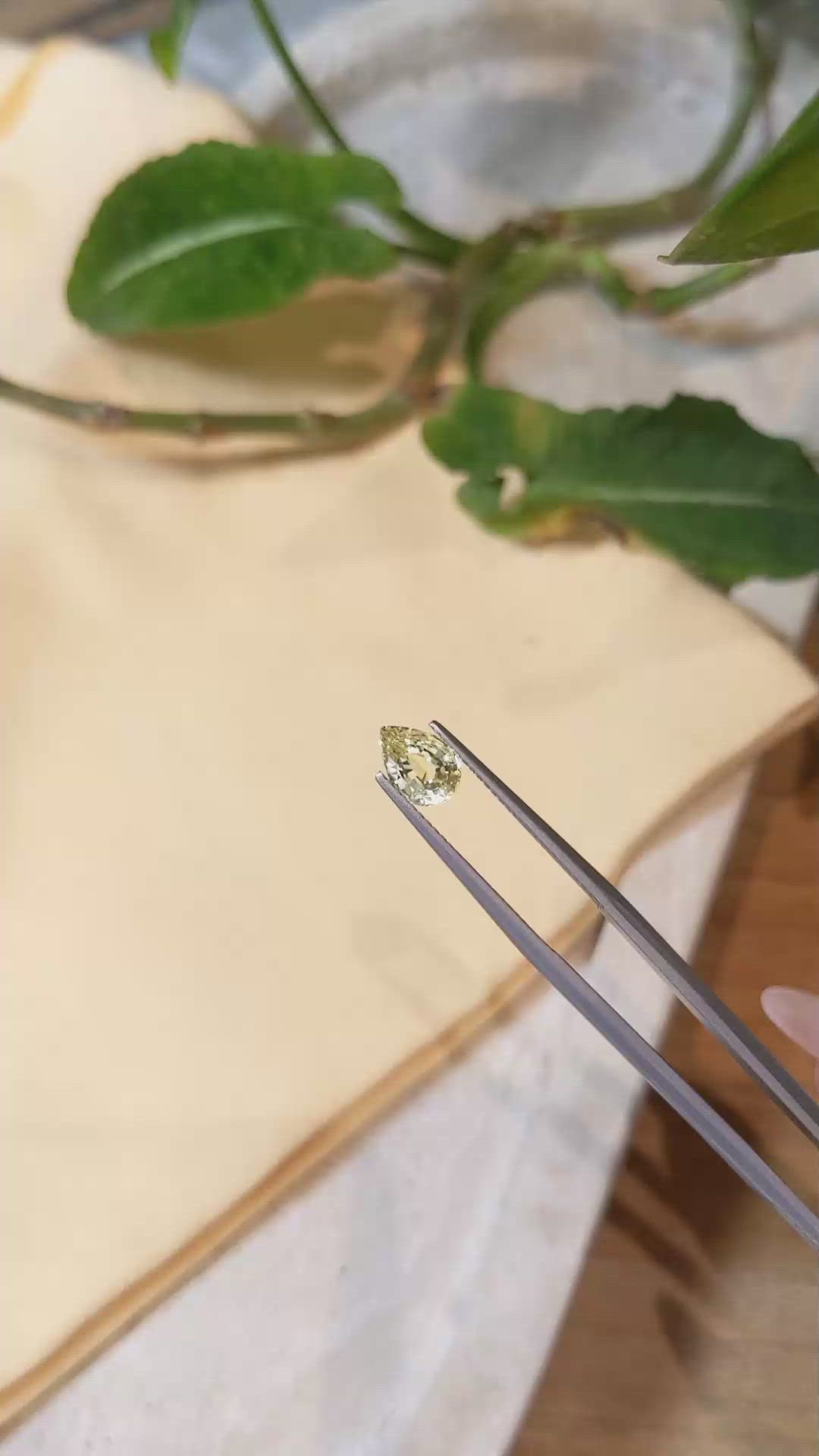 1.20 Ct. Yellow Sapphire from Ceylon (Sri Lanka) Size Video
