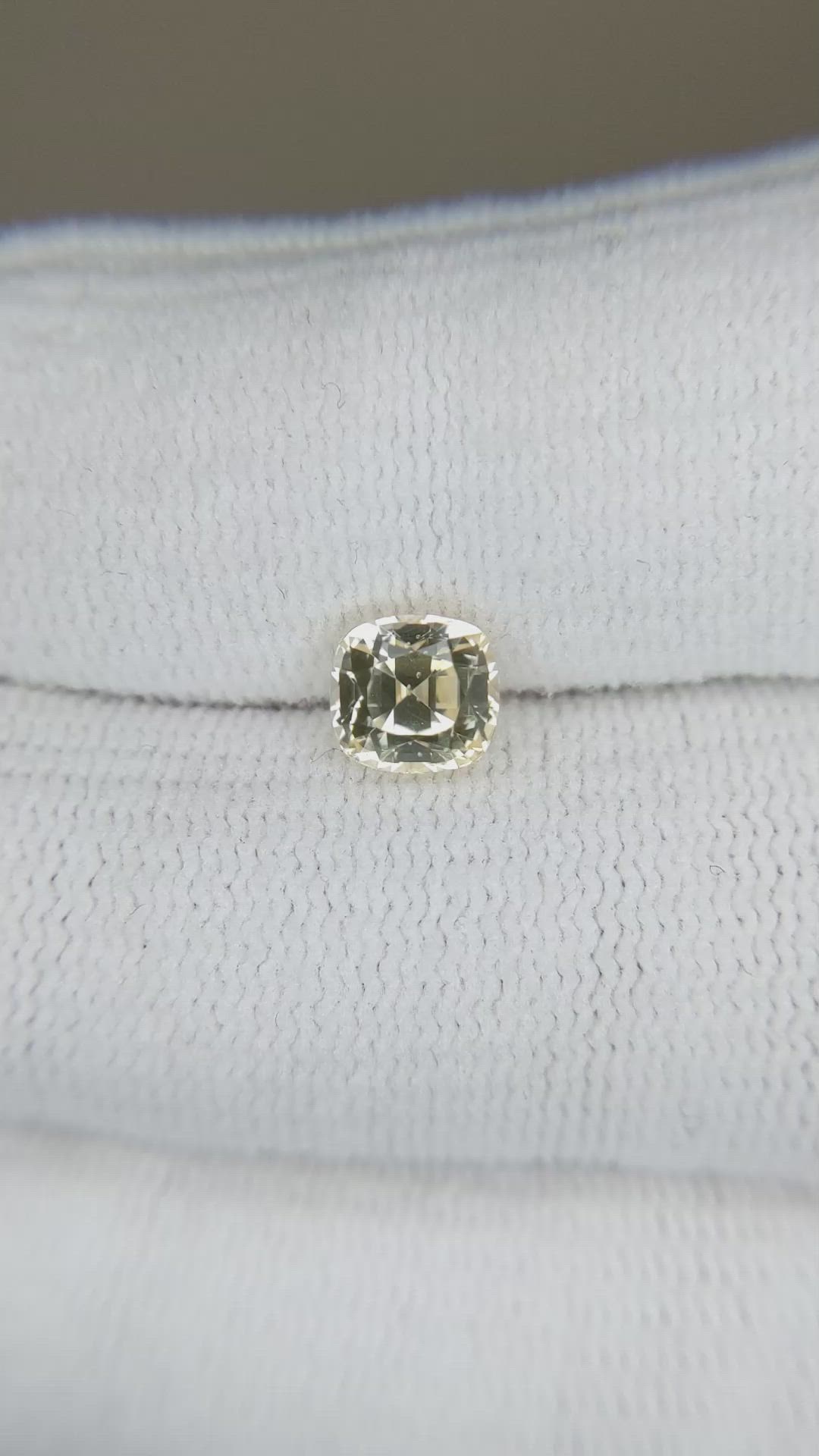 1.56 Ct. Yellow Sapphire from Ceylon (Sri Lanka) Size Video