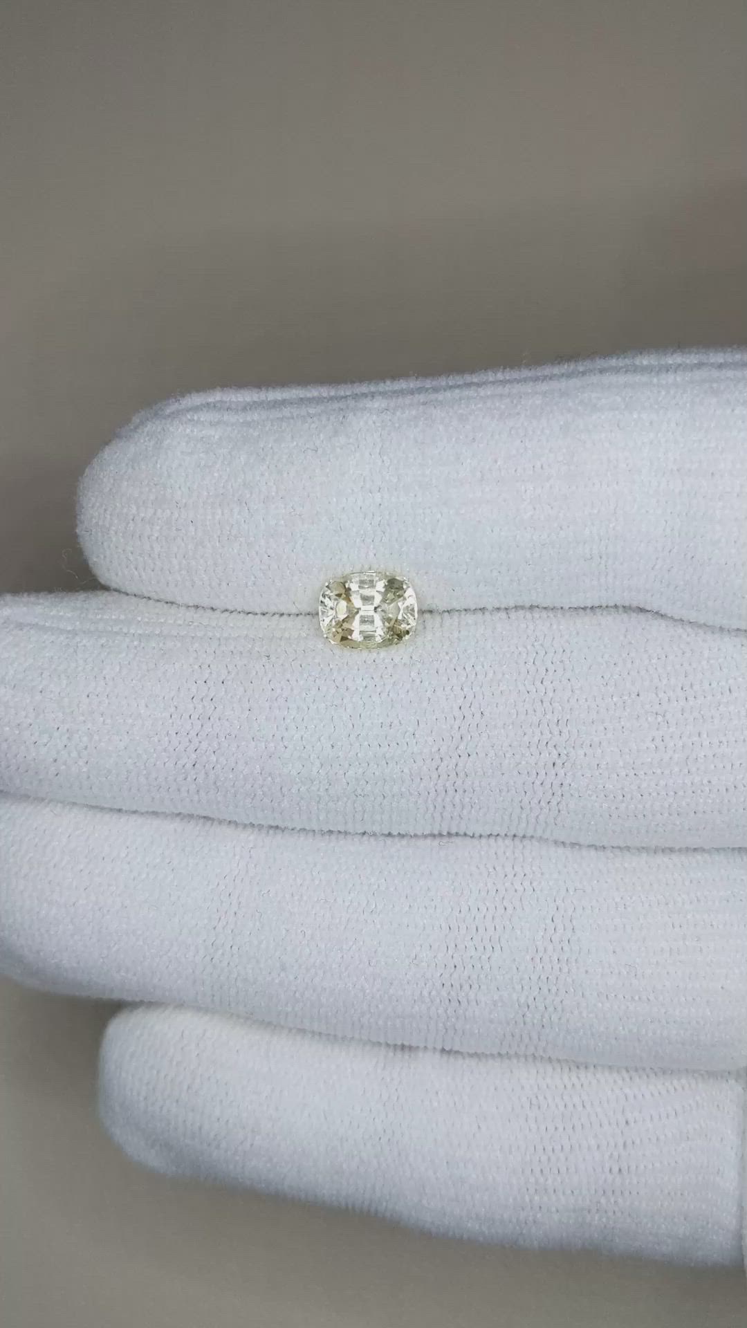 1.72 Ct. Yellow Sapphire from Ceylon (Sri Lanka) Size Video