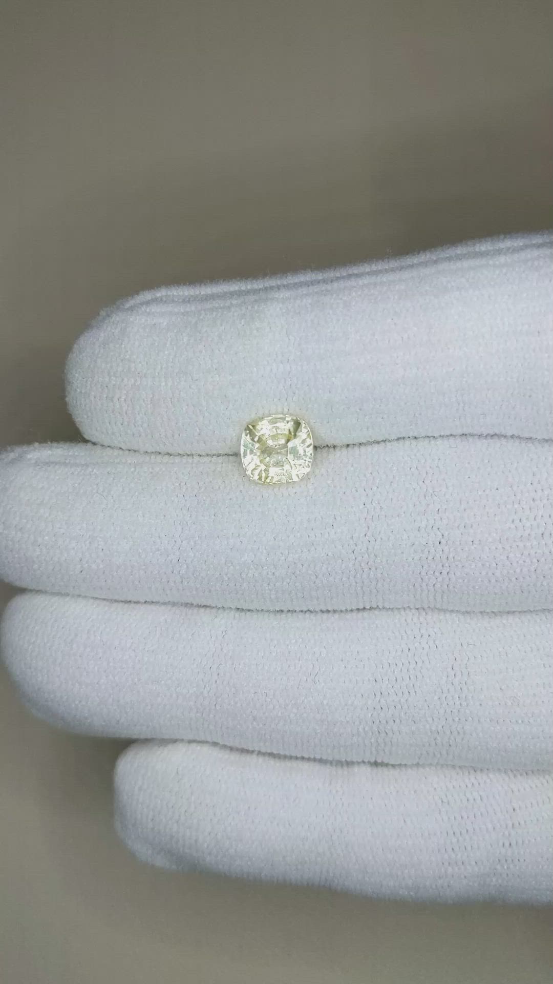 1.98 Ct. Yellow Sapphire from Ceylon (Sri Lanka) Size Video