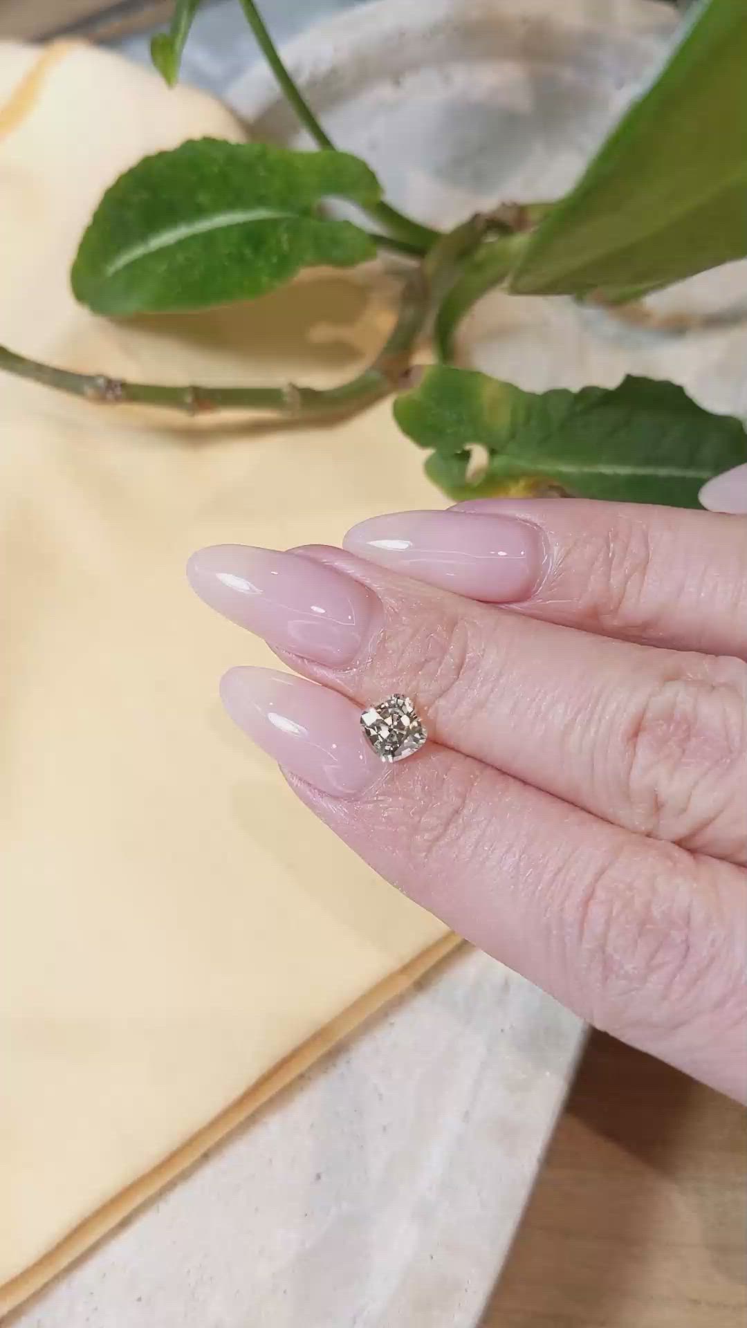 1.40 Ct. Yellow Sapphire from Ceylon (Sri Lanka) Size Video