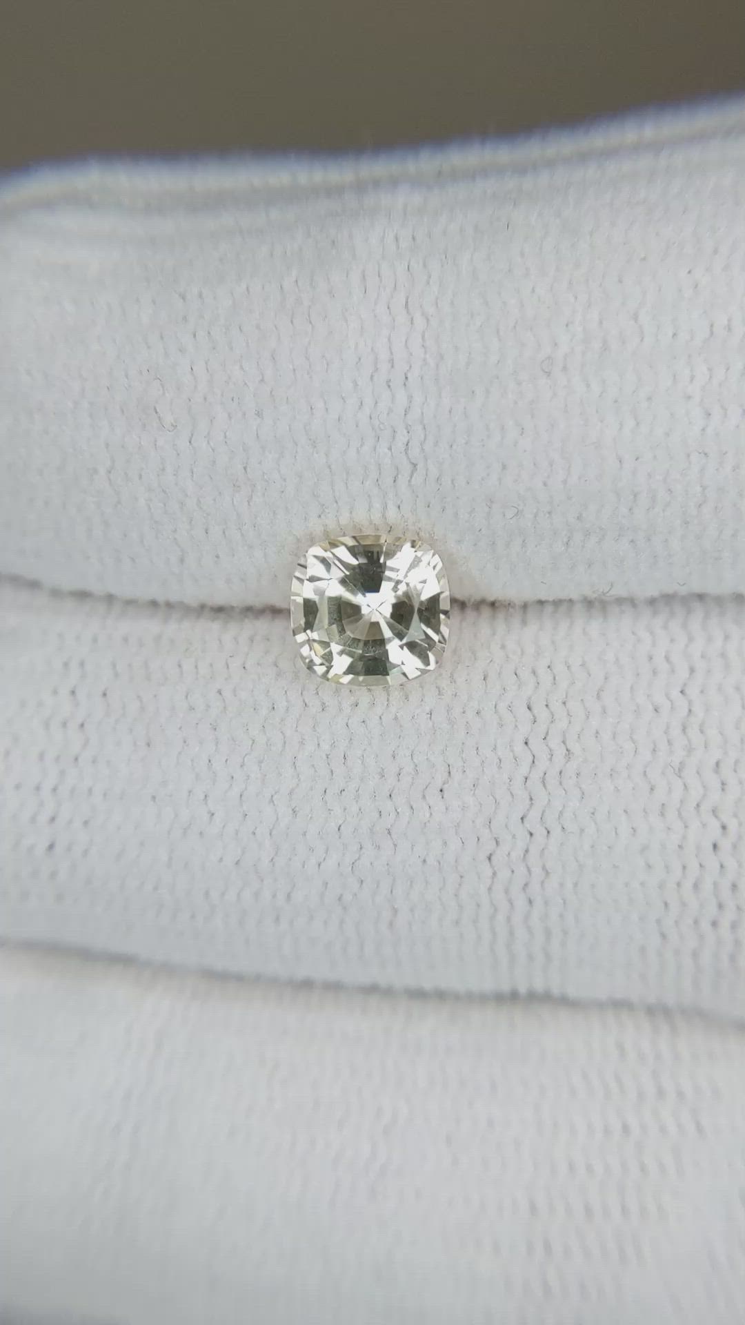 1.40 Ct. Yellow Sapphire from Ceylon (Sri Lanka) Size Video