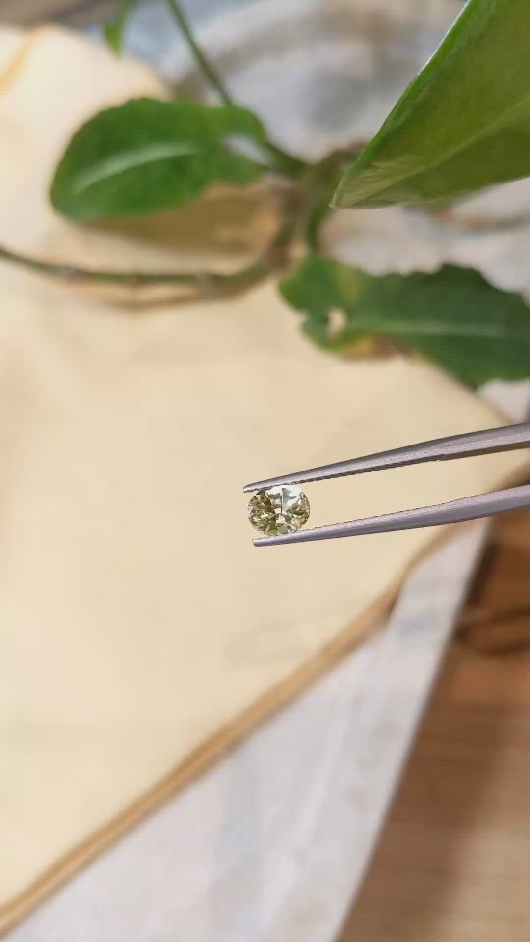 1.04 Ct. Yellow Sapphire from Ceylon (Sri Lanka) Size Video