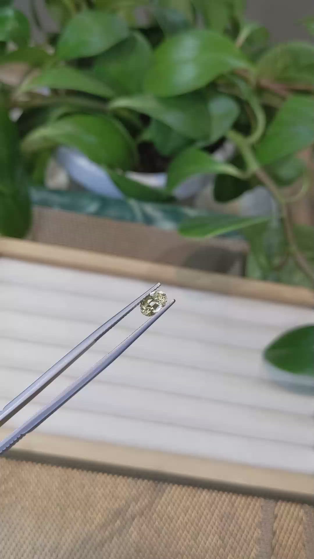 1.09 Ct. Yellow Sapphire from Ceylon (Sri Lanka) Size Video