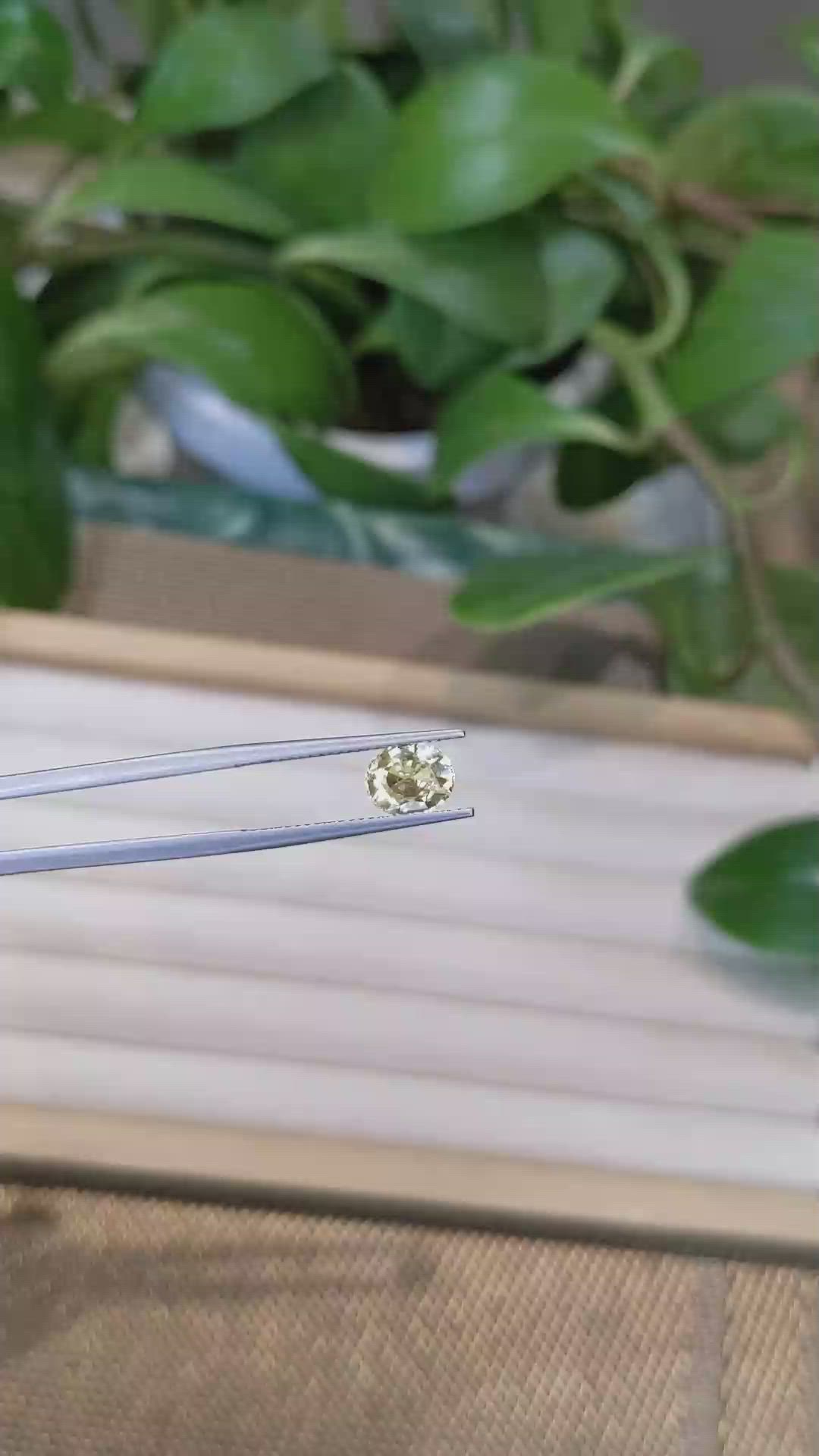 1.82 Ct. Yellow Sapphire from Ceylon (Sri Lanka) Size Video