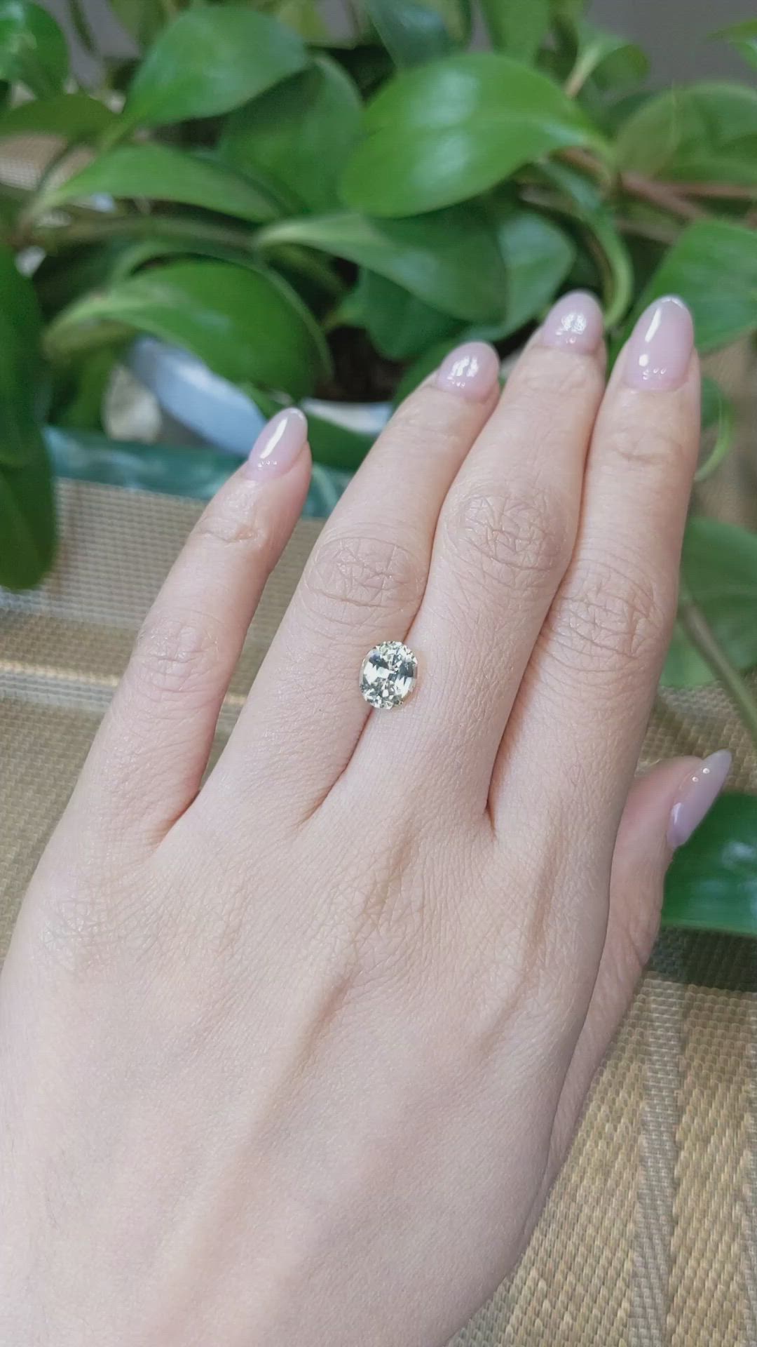 1.95 Ct. Yellow Sapphire from Ceylon (Sri Lanka) Size Video