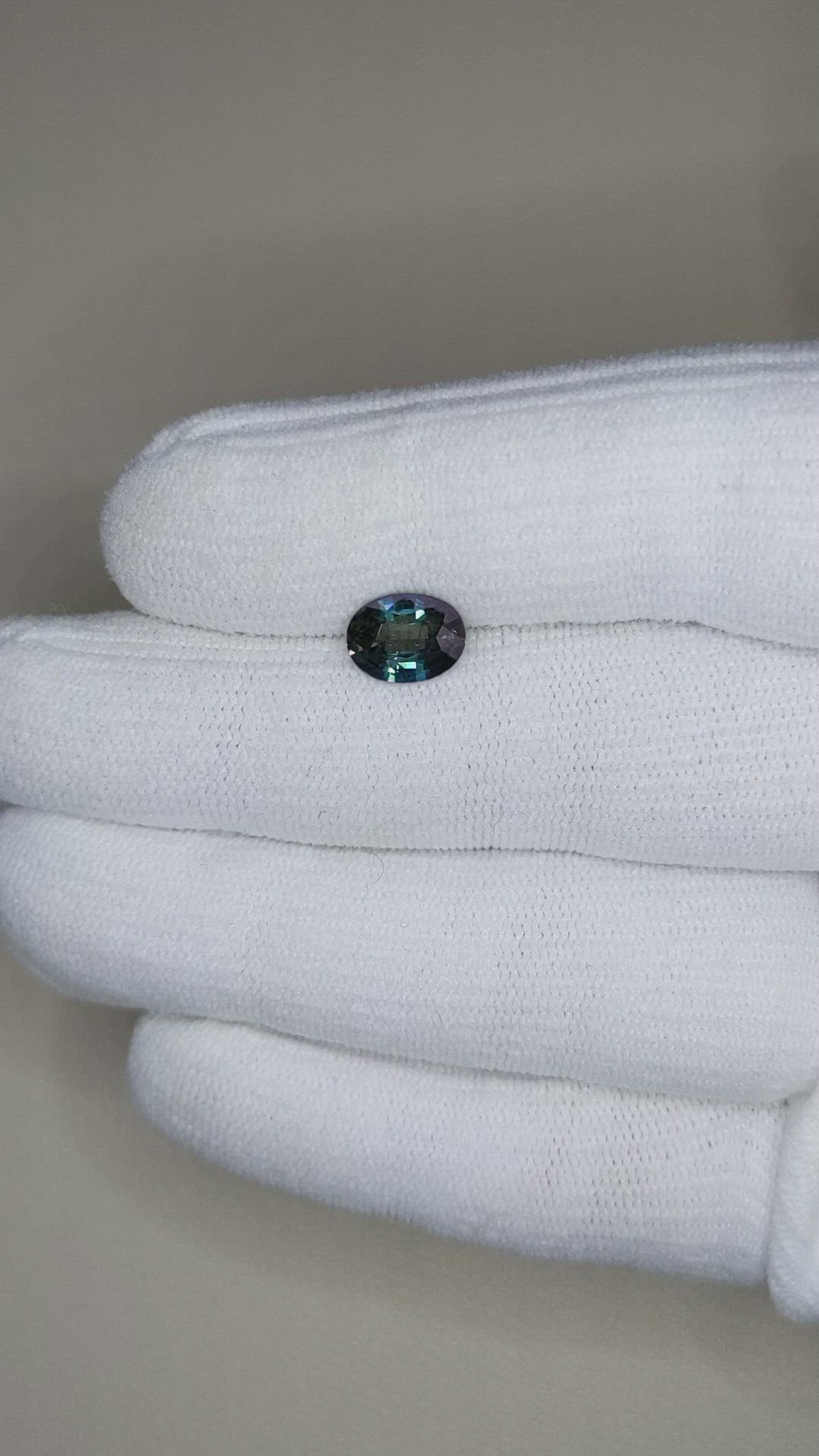 1.79 Ct. Greenish Blue Sapphire from Ceylon (Sri Lanka) Size Video