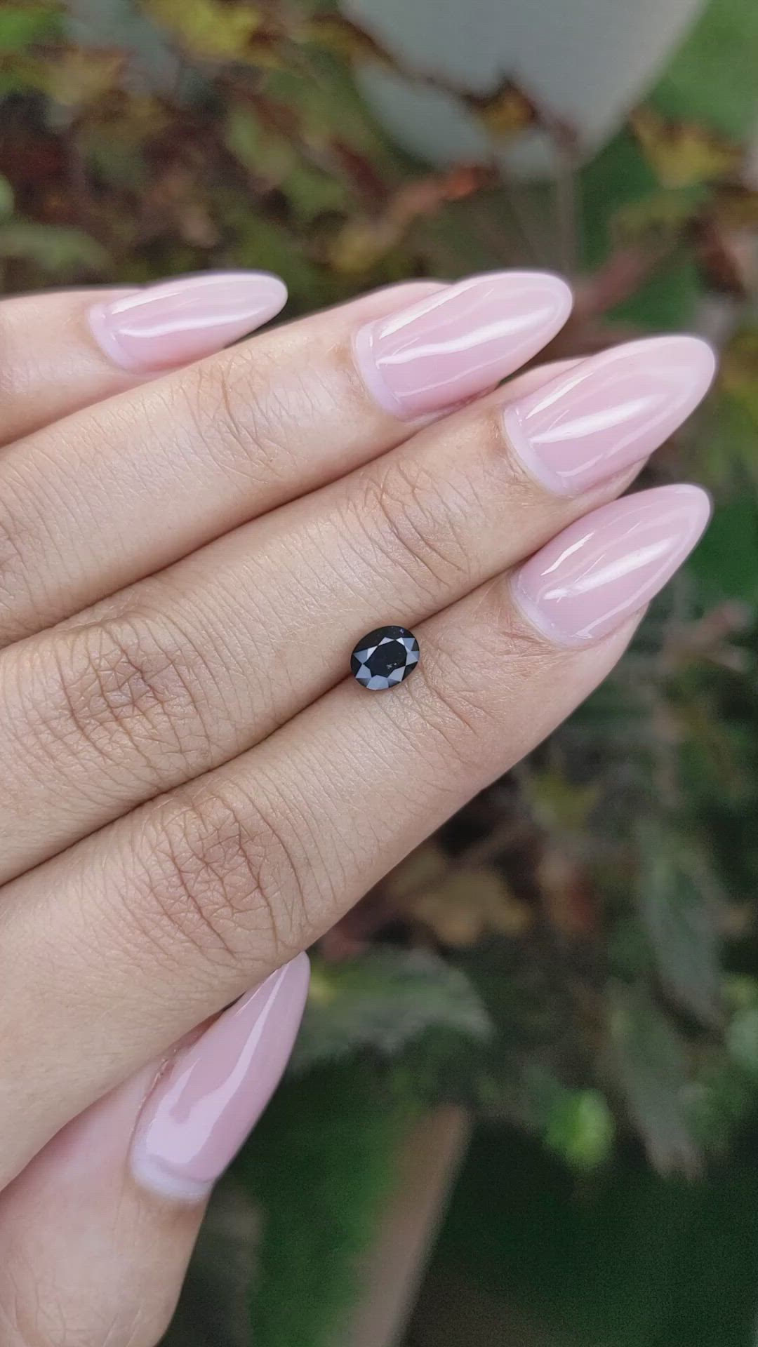 0.84 Ct. Blue Sapphire from Ceylon (Sri Lanka) Size Video