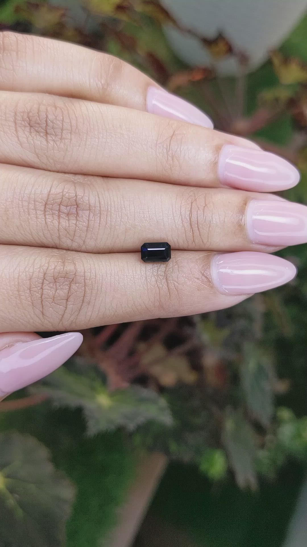 1.09 Ct. Greenish Blue Sapphire from Ceylon (Sri Lanka) Size Video