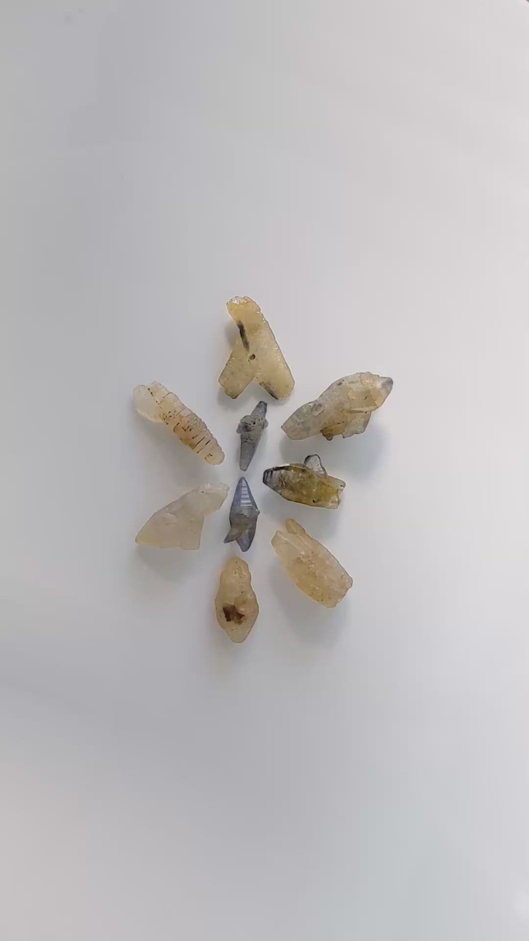 43.15 Ct. Multi Color Sapphire Crystal from Ceylon (Sri Lanka) Size Video