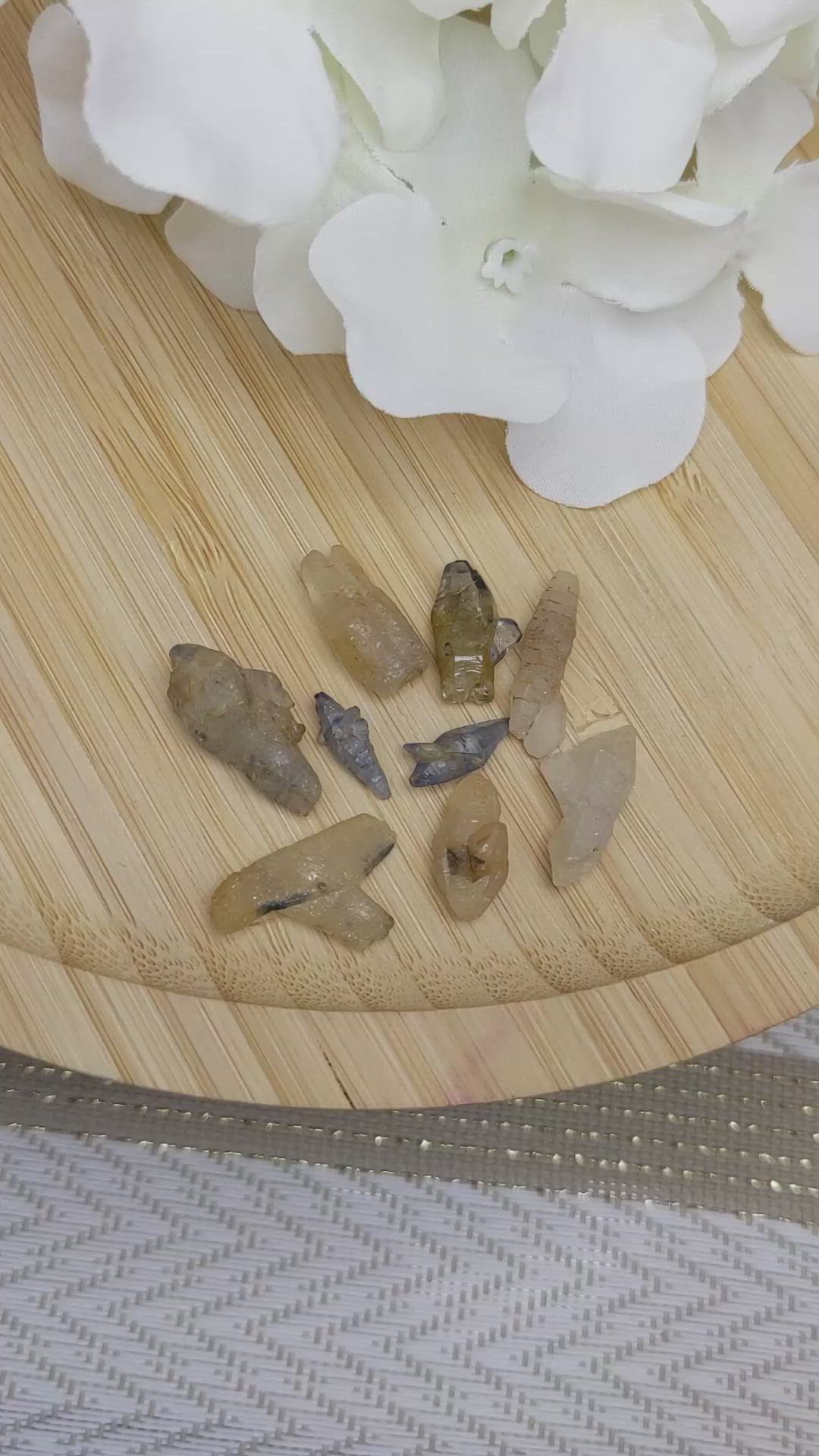 43.15 Ct. Multi Color Sapphire Crystal from Ceylon (Sri Lanka) Size Video