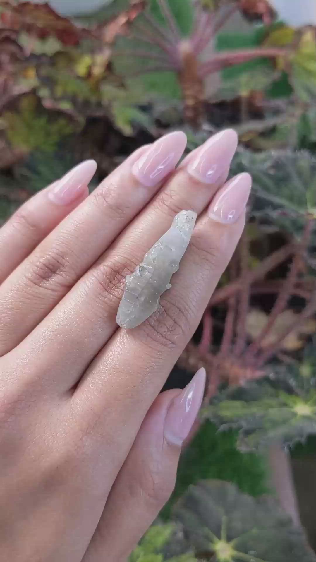 30.41 Ct. Grey Sapphire Crystal from Ceylon (Sri Lanka) Size Video