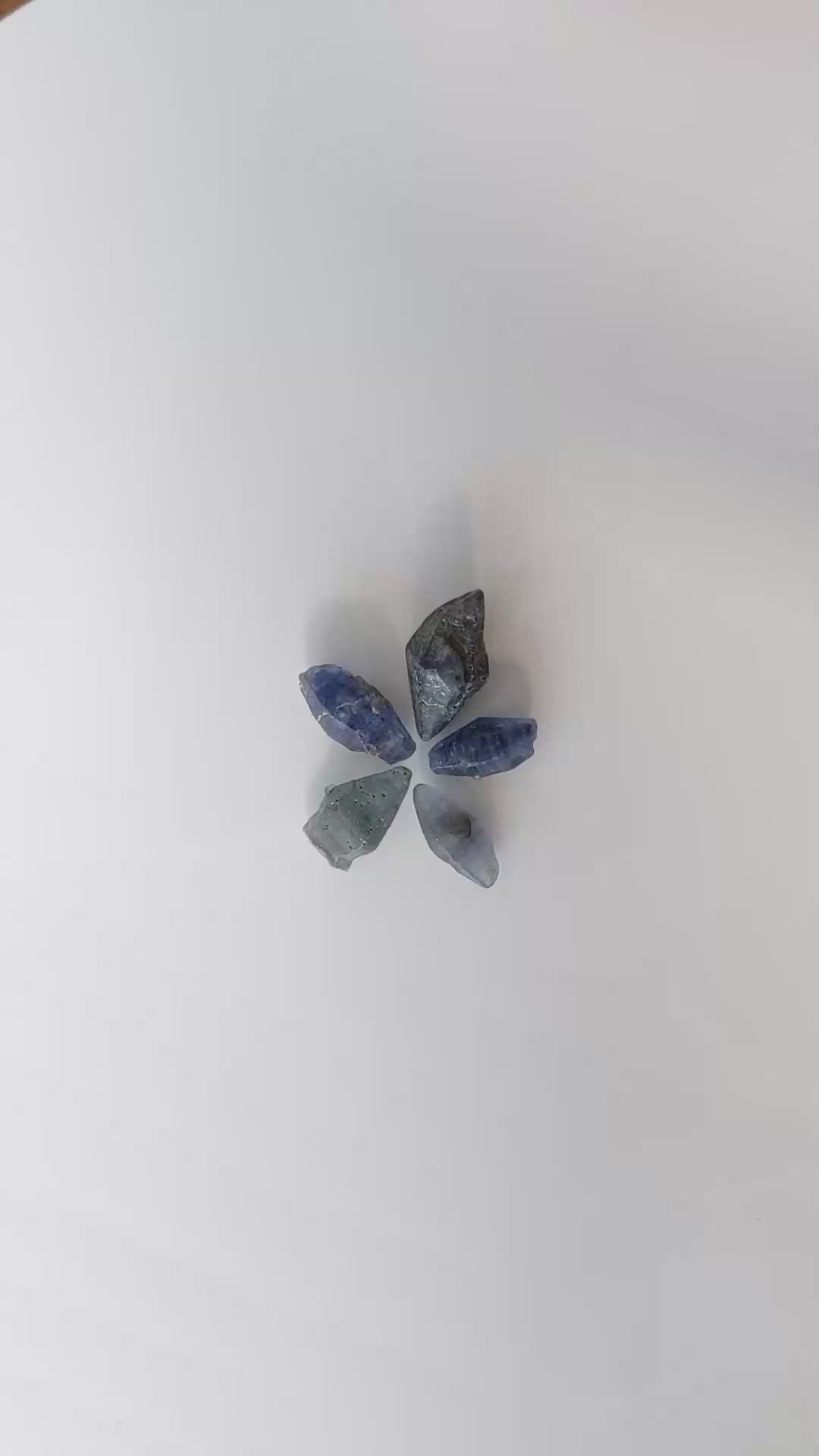 31.84 Ct. Blue Sapphire Crystal from Ceylon (Sri Lanka) Size Video